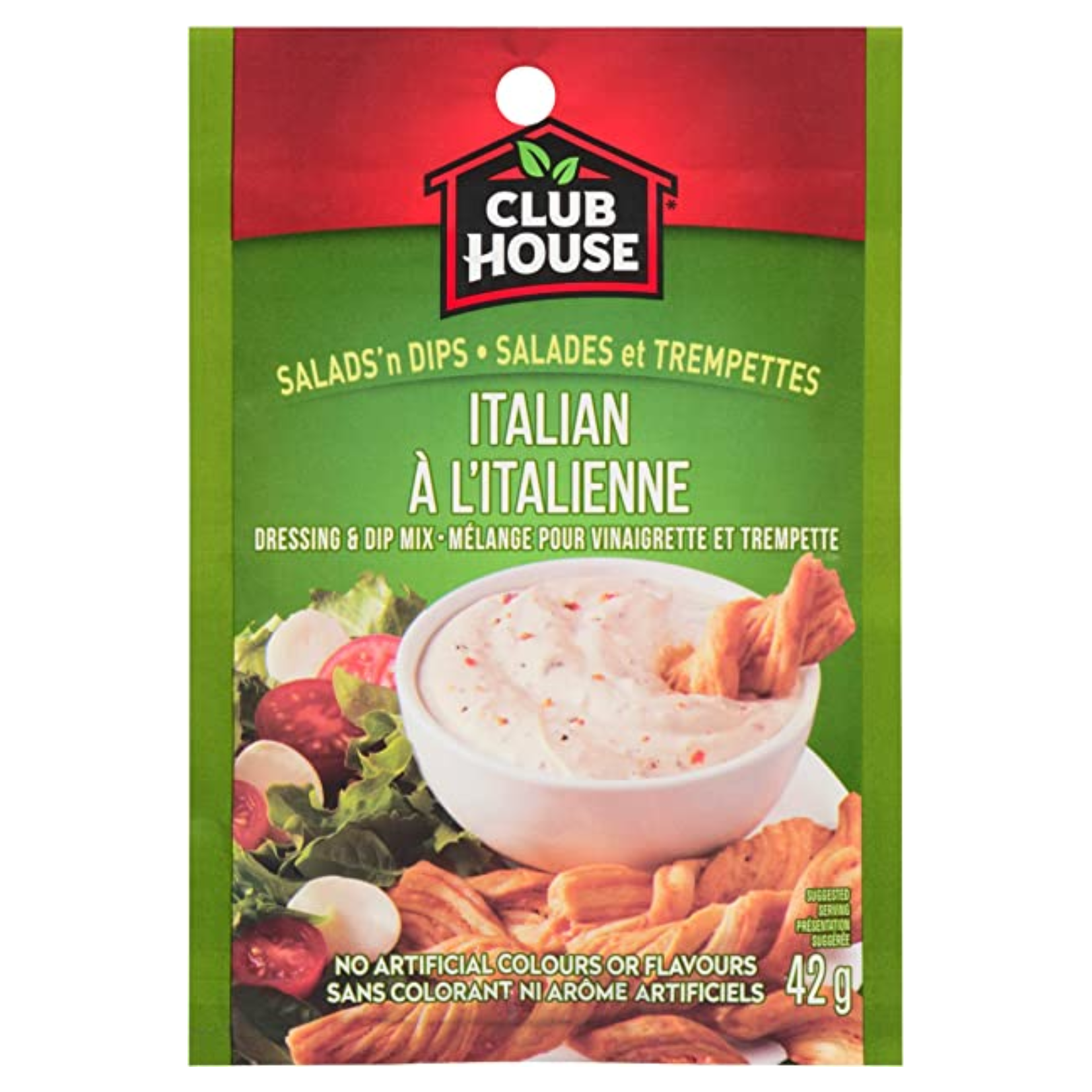 Club House Italian Salads 'n Dip Mix 42g
