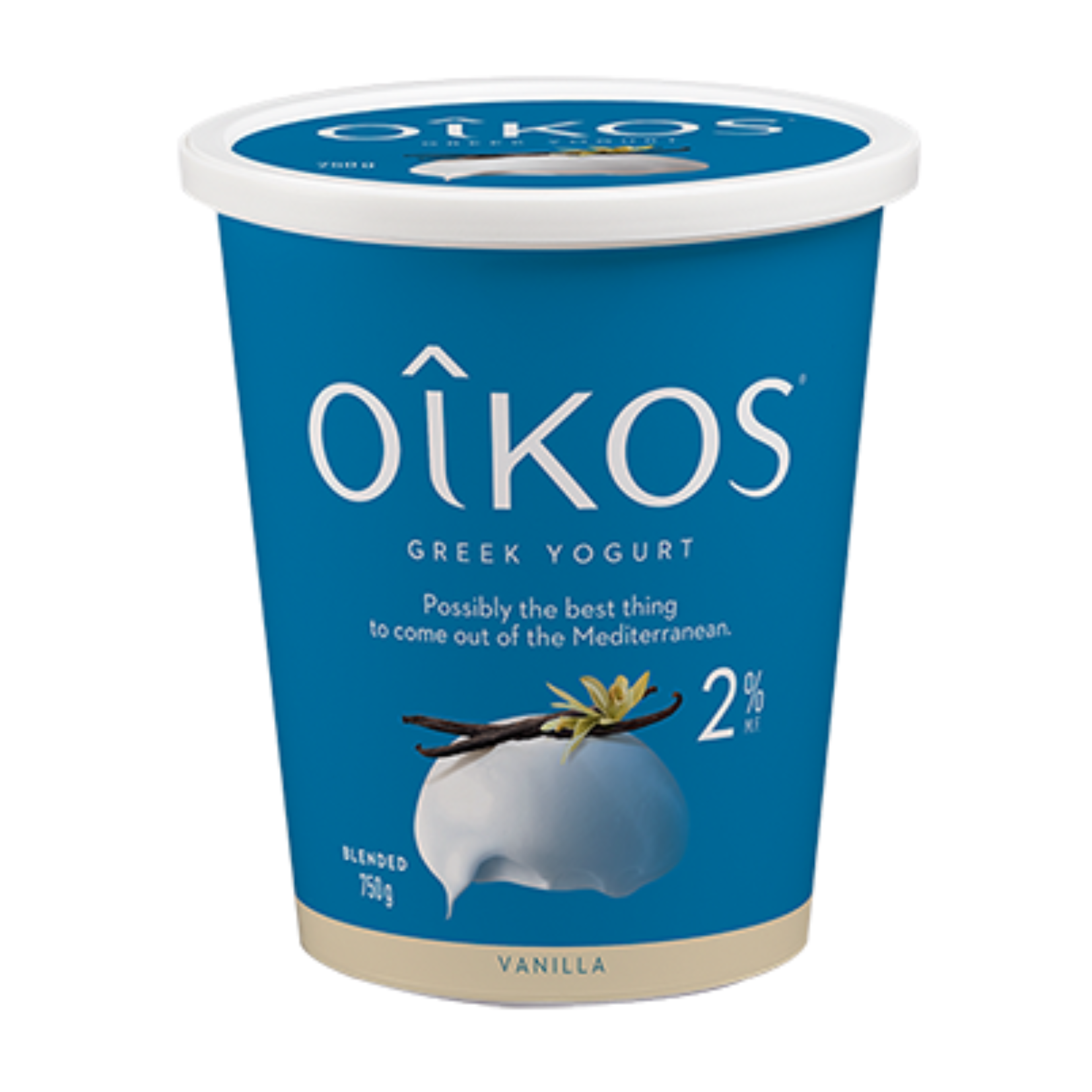 Oikos 2% Vanilla Greek Yogurt 850g