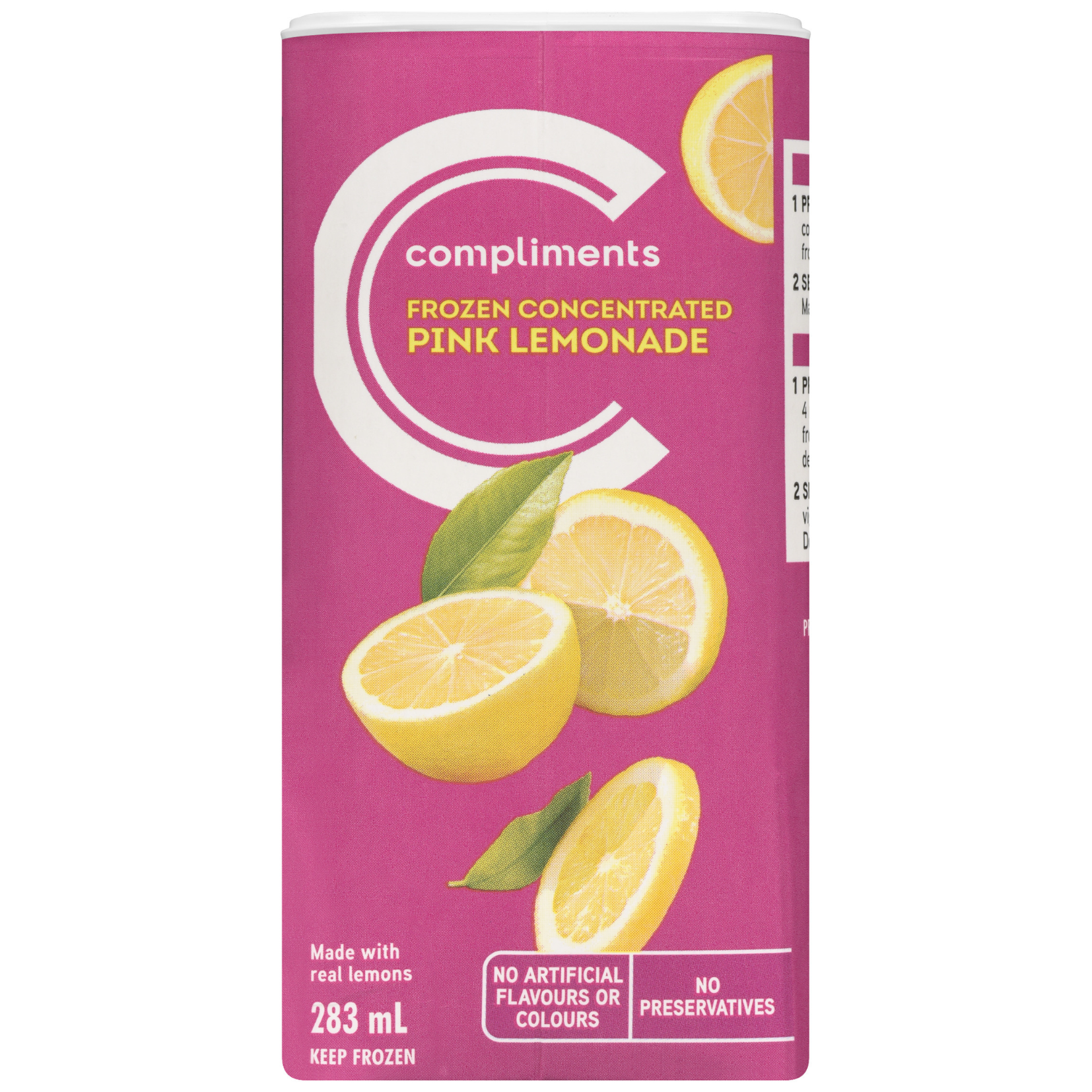 Compliments Frozen Pink Lemonade Concentrate 283ml