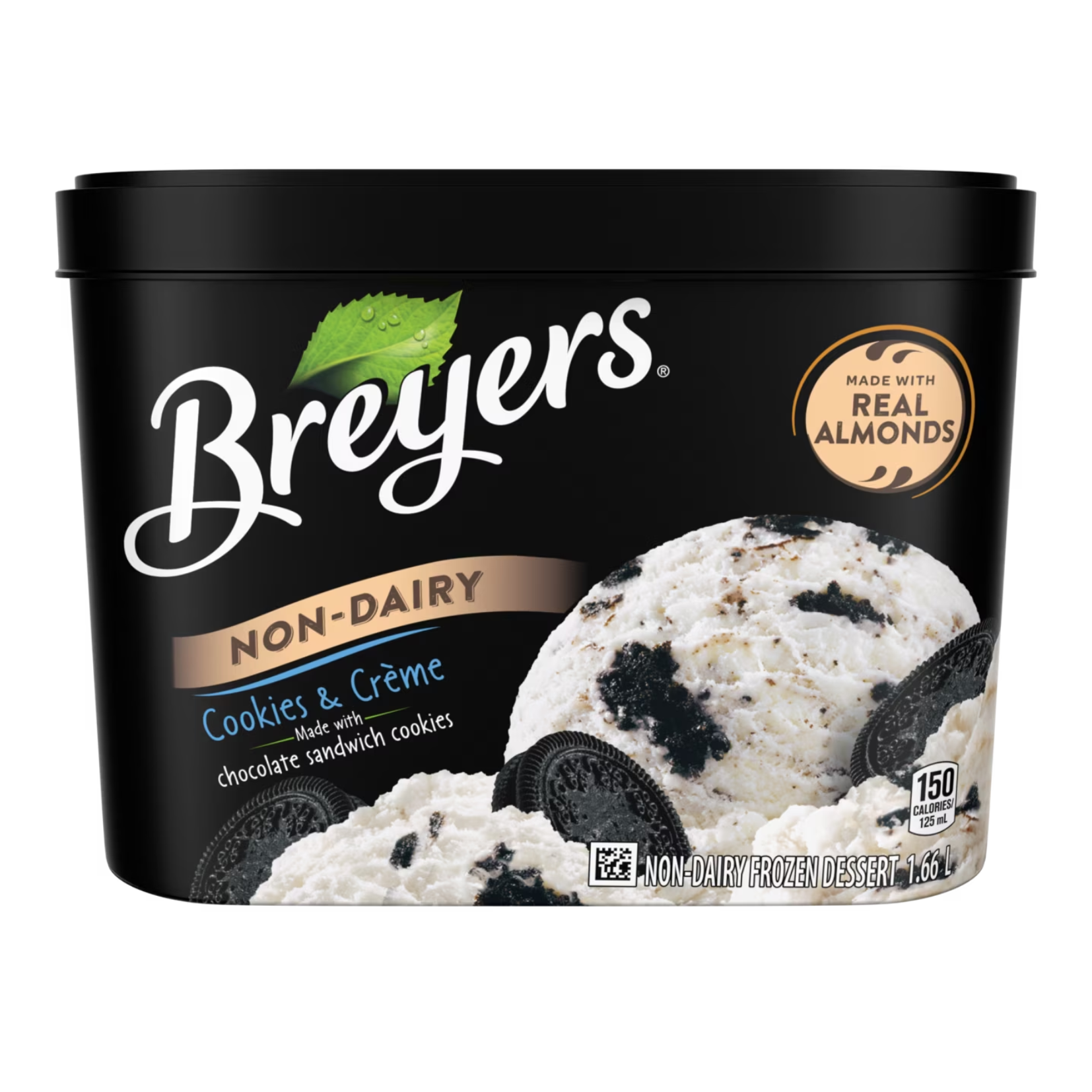 Breyers Non Dairy Cookies & Cream Ice Cream 1.66L