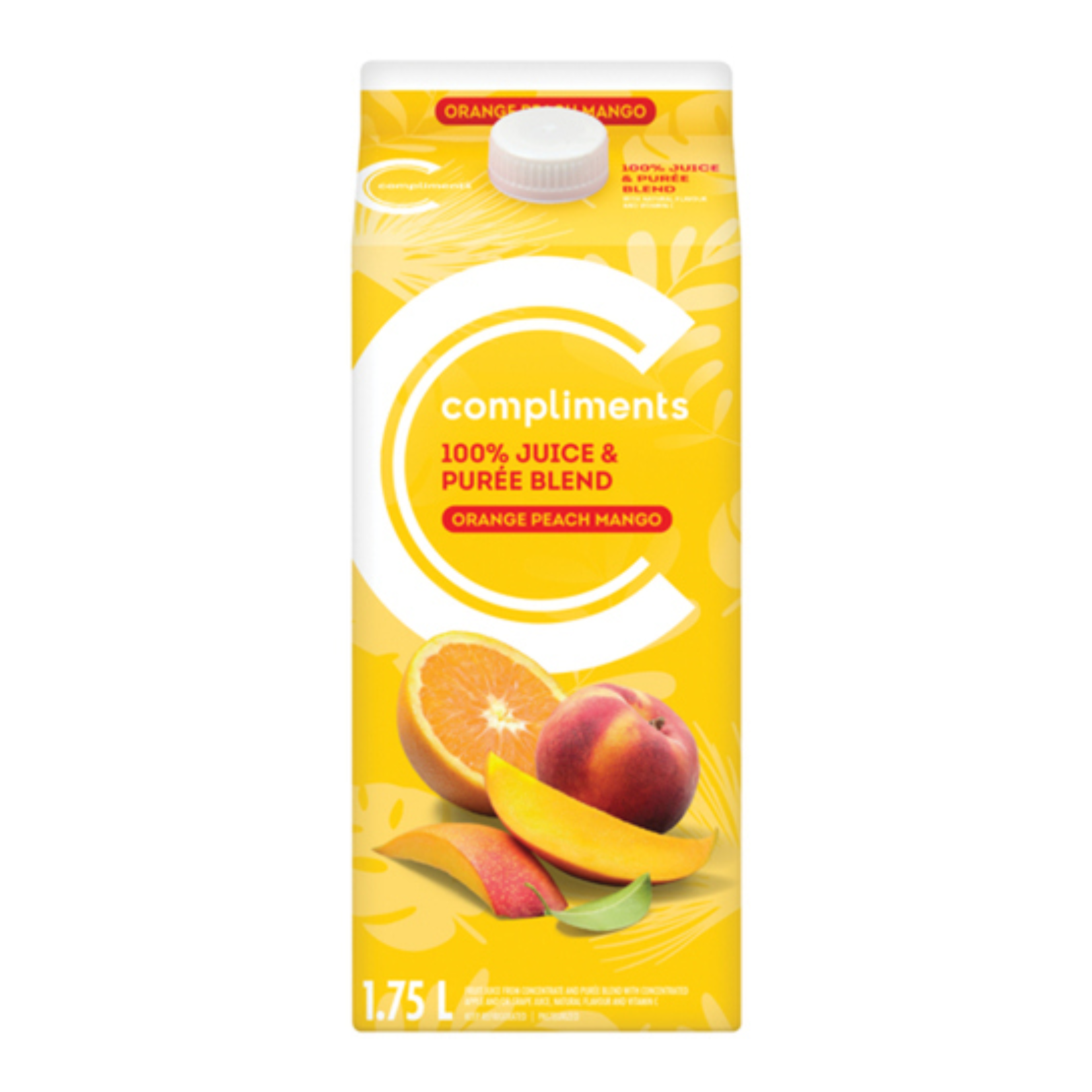 Compliments Orange Peach Mango Fruit Juice 1.75L
