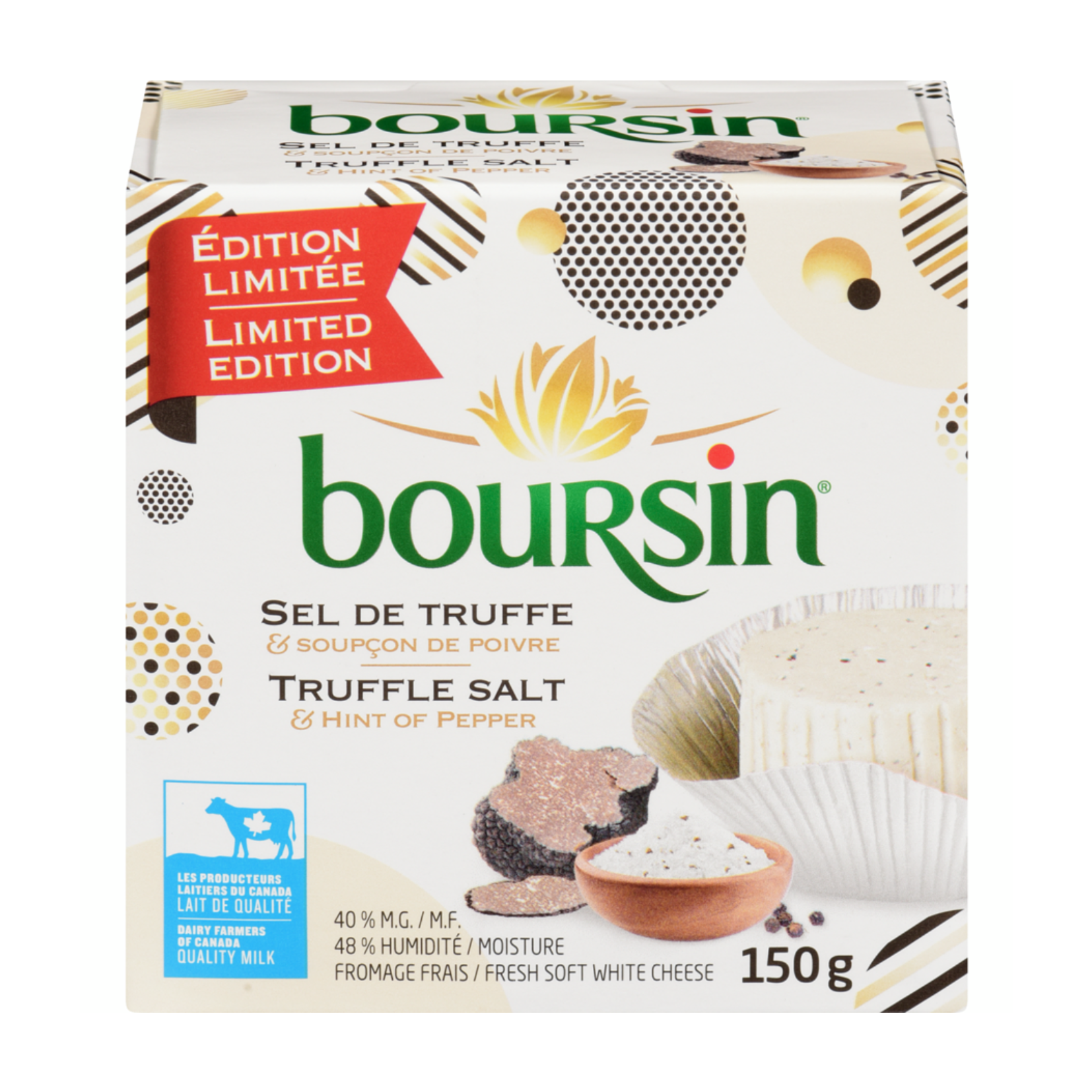 Boursin Truffle Salt Cheese 150g