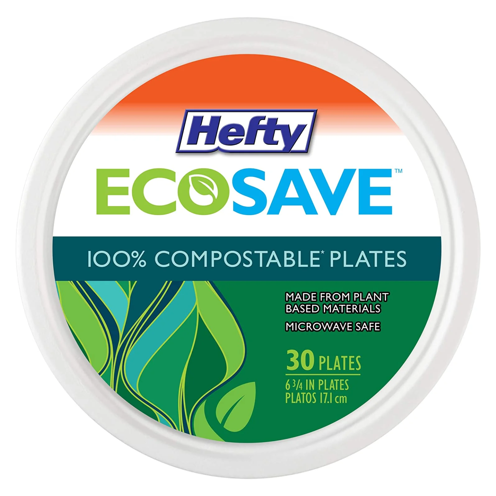 Hefty Eco Save Lunch Plates 30ct