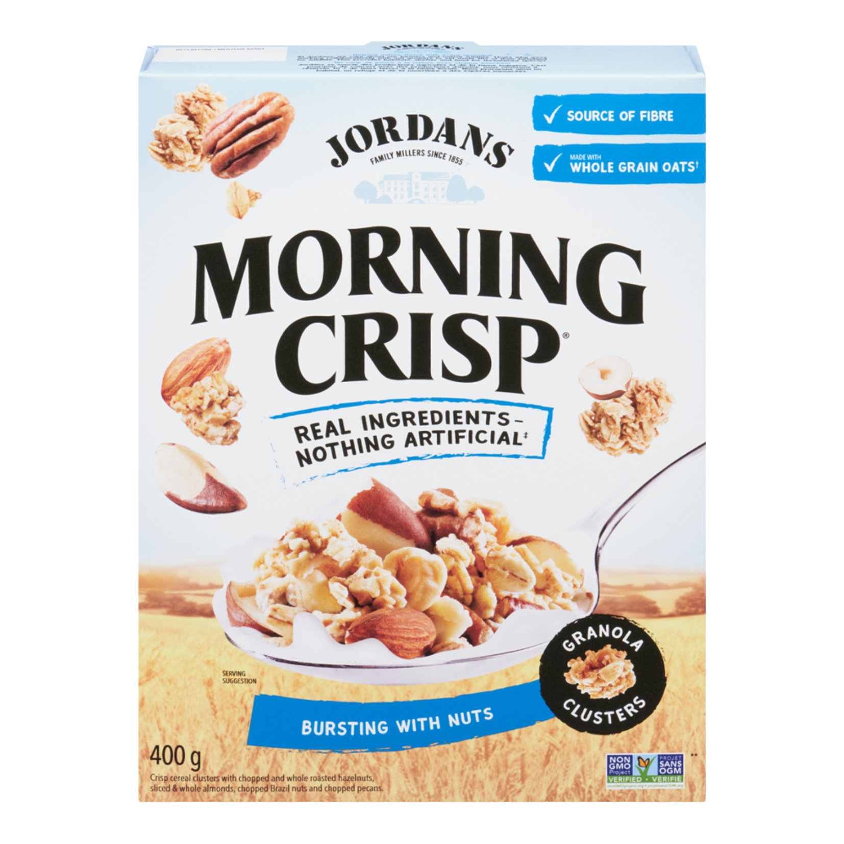 Jordan's Morning Crisp Cereal Clusters Bursting With Nuts 400g
