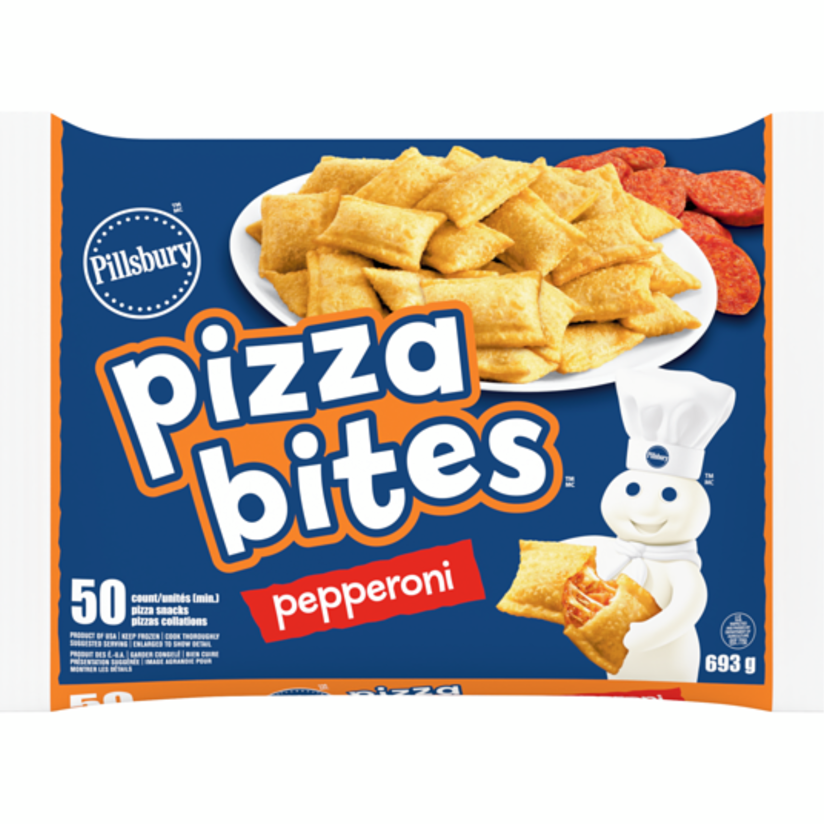 Pillsbury Pepperoni Pizza Bites 693g