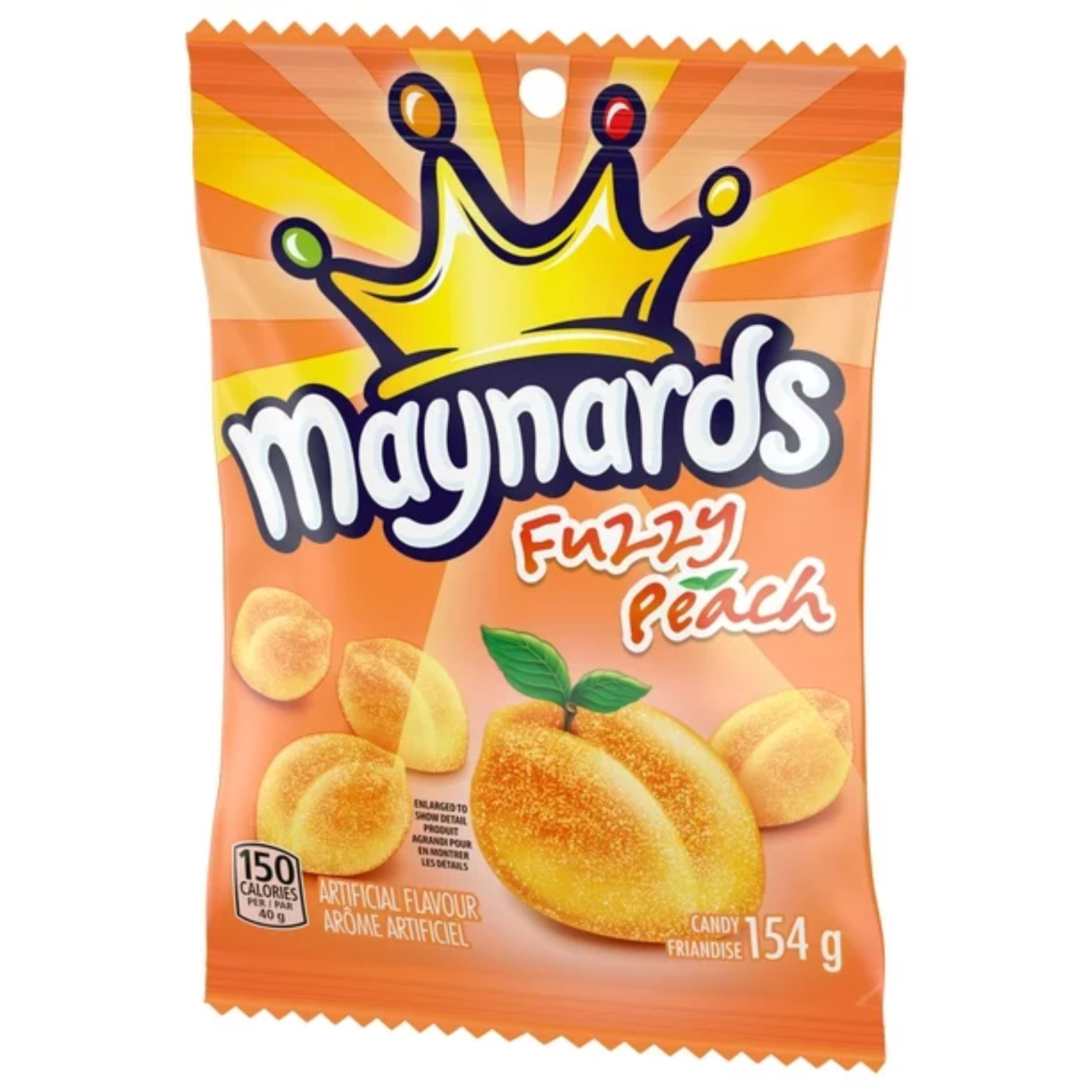 Maynards Fuzzy Peach Candy 154g