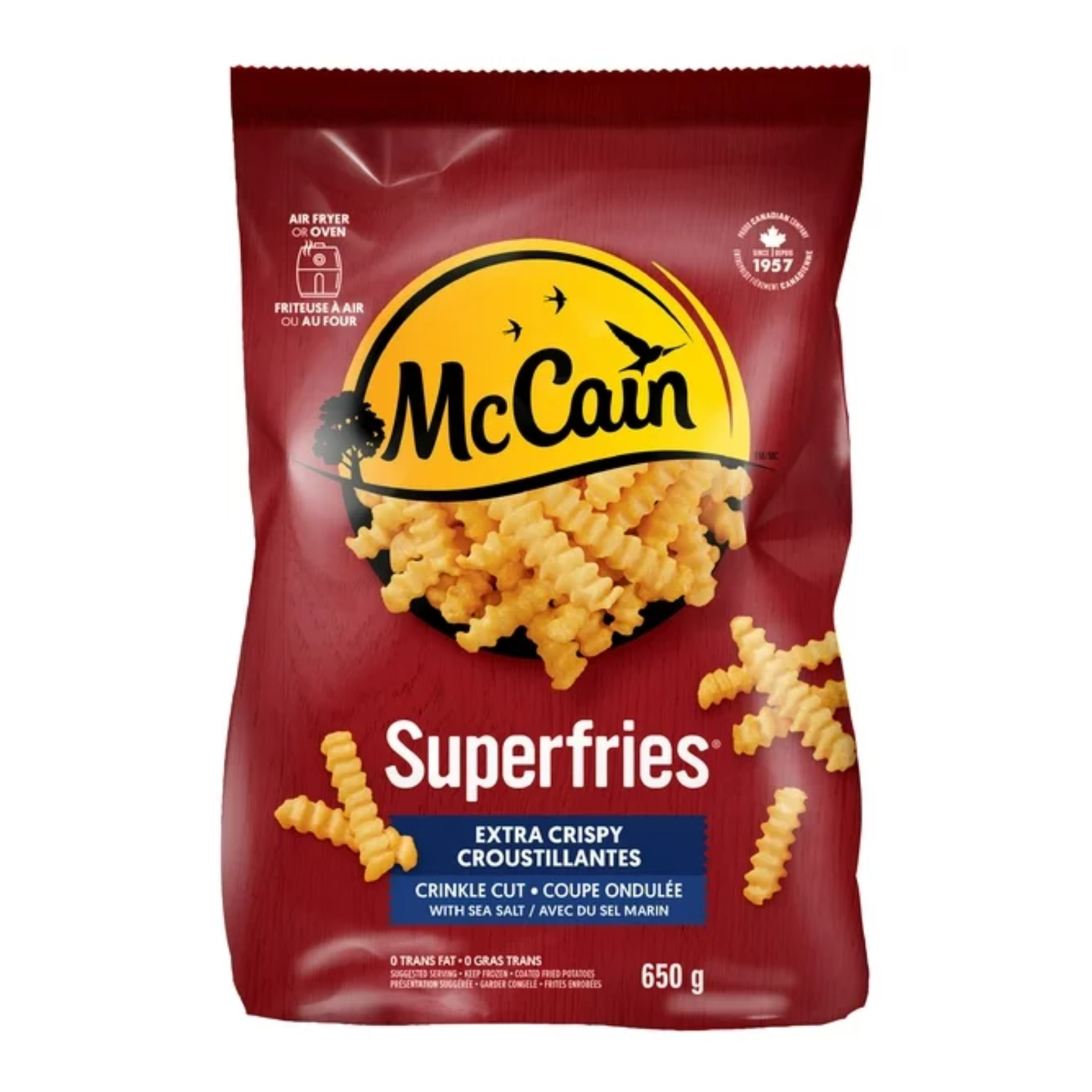 McCain Extra Crispy Crinkle Cut Superfries 650g