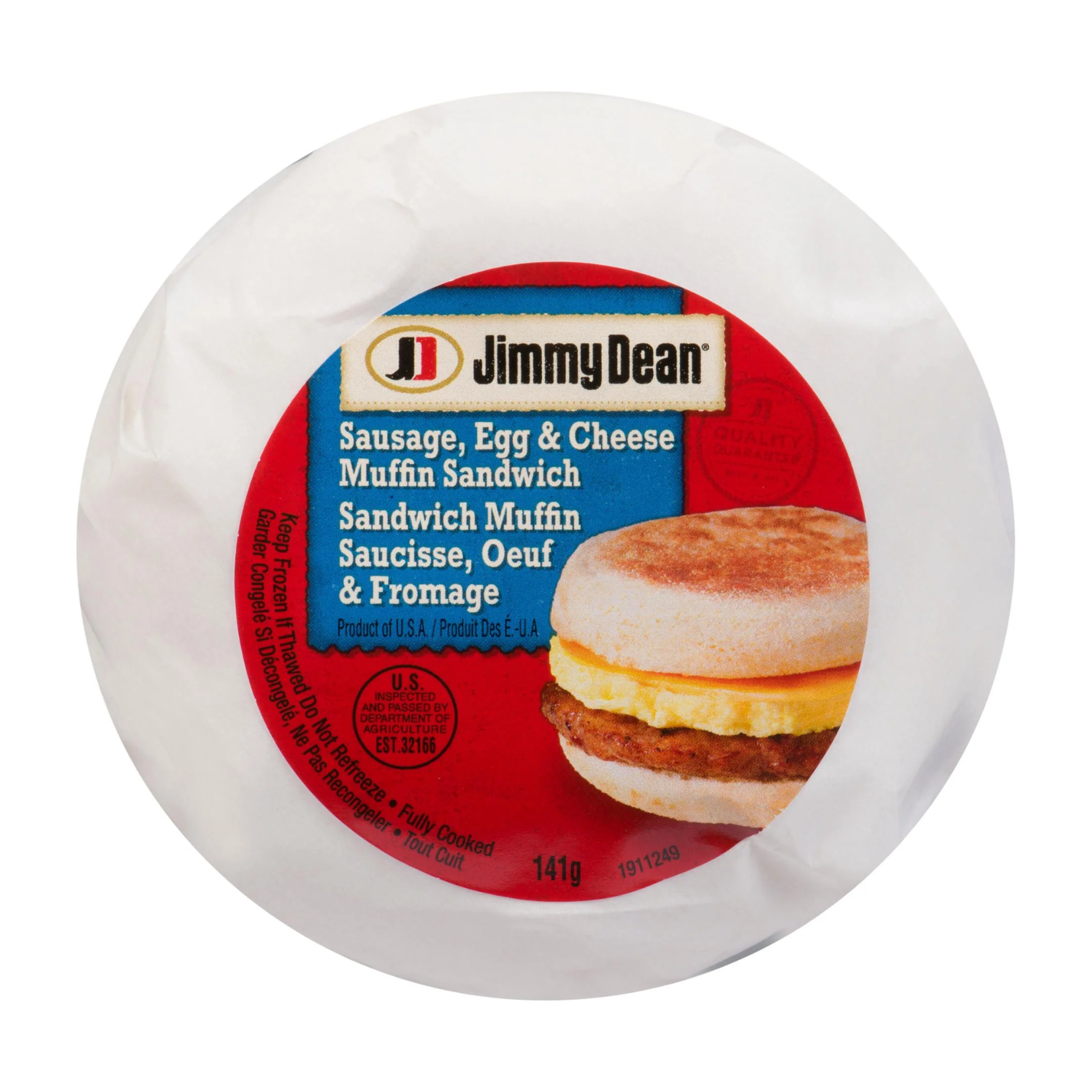 Jimmy Dean Sausage Breakfast Sandwich
