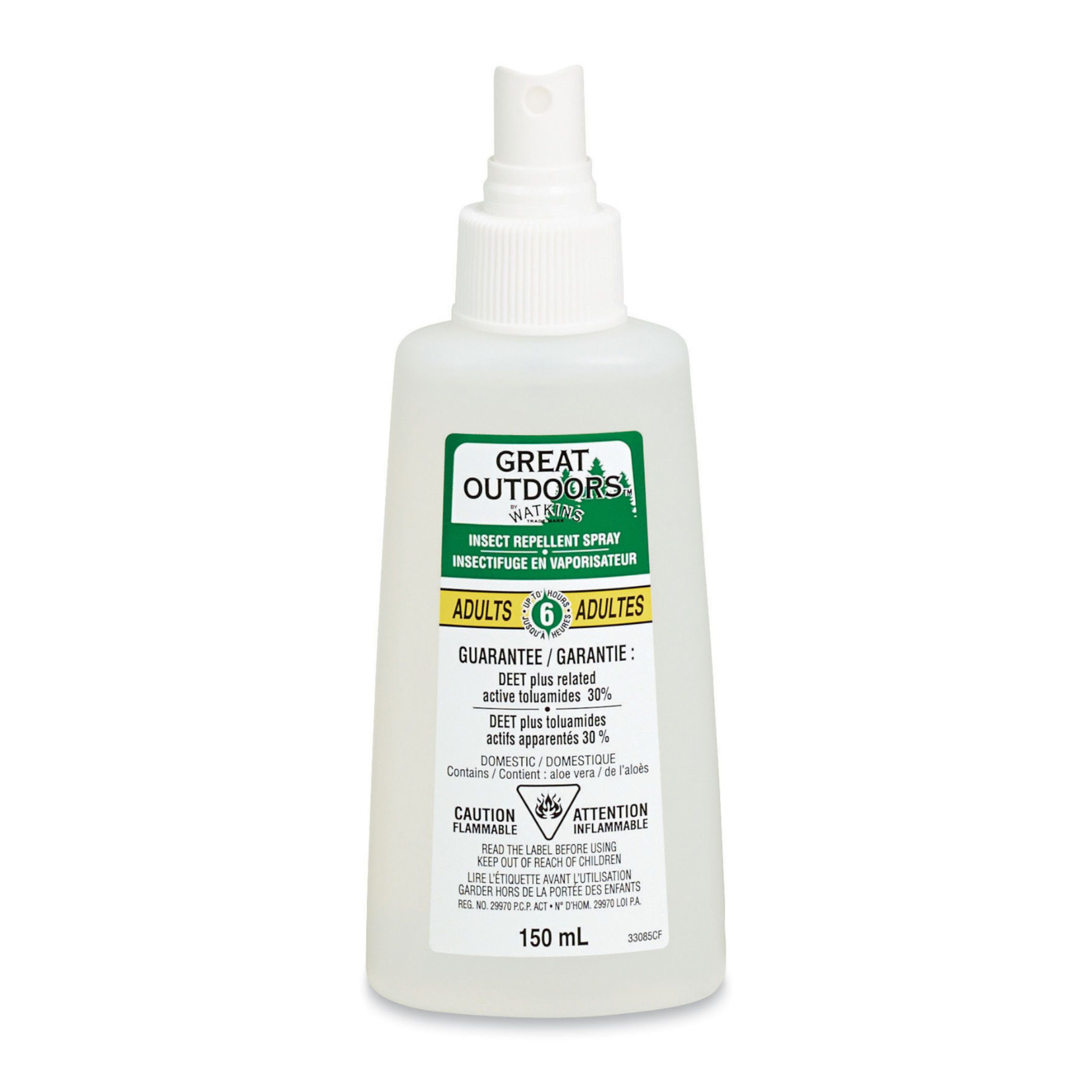 Great Outdoors Insect Repellant Spray Adult 30% Deet 150ml