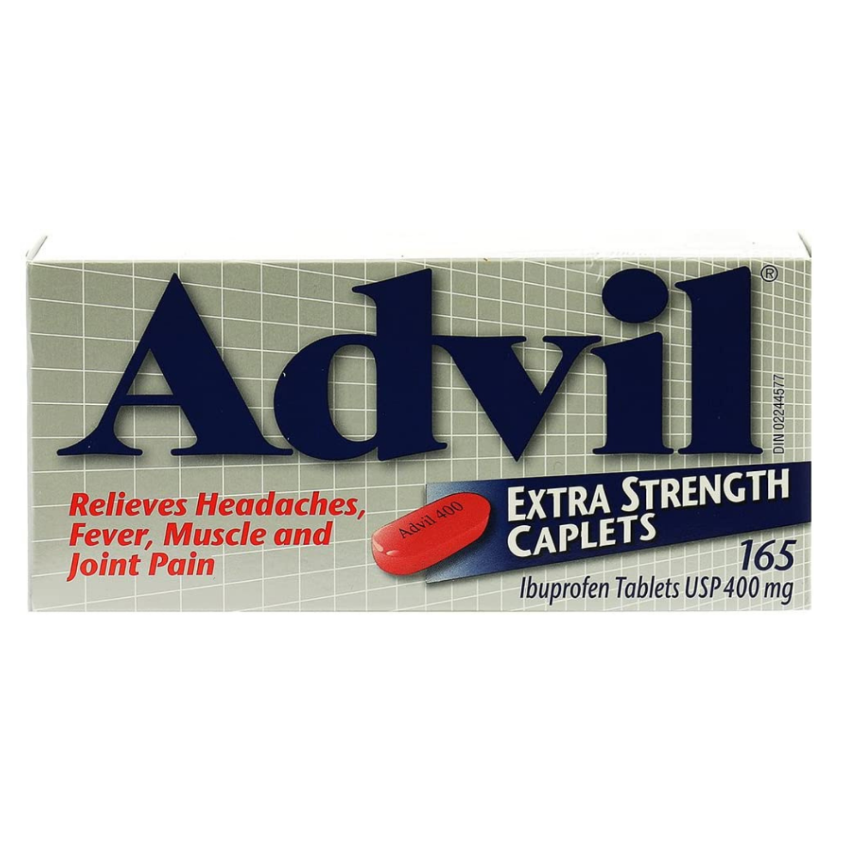 Advil Extra Strength Caplets 400mg x 165
