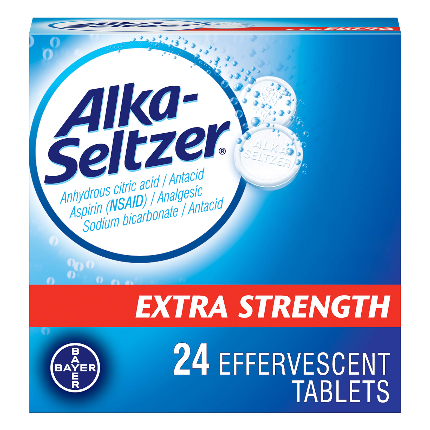 Alka Seltzer Extra Strength Antacid Tablets 24ct