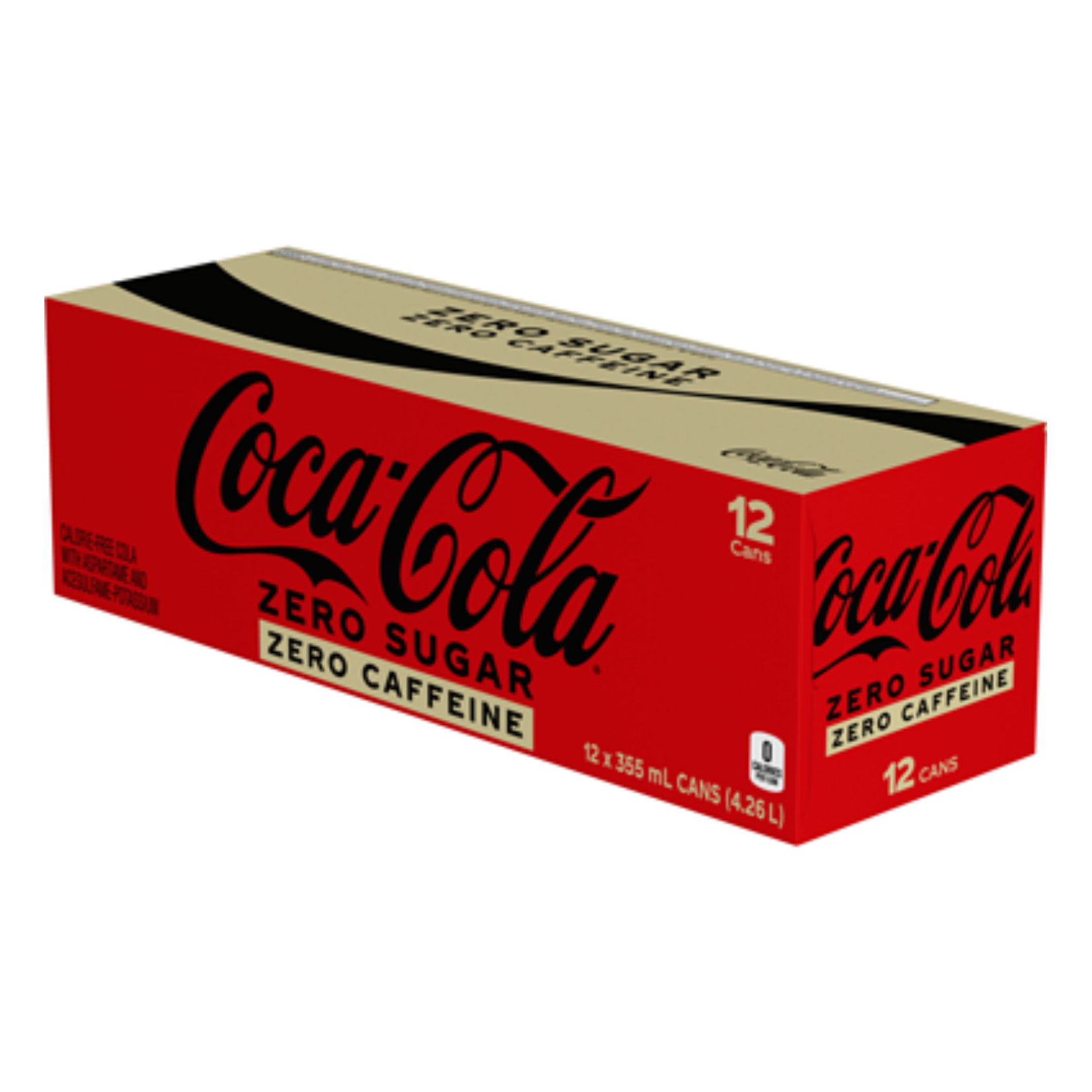 Coca Cola Zero Caffeine Free 355ml x 12