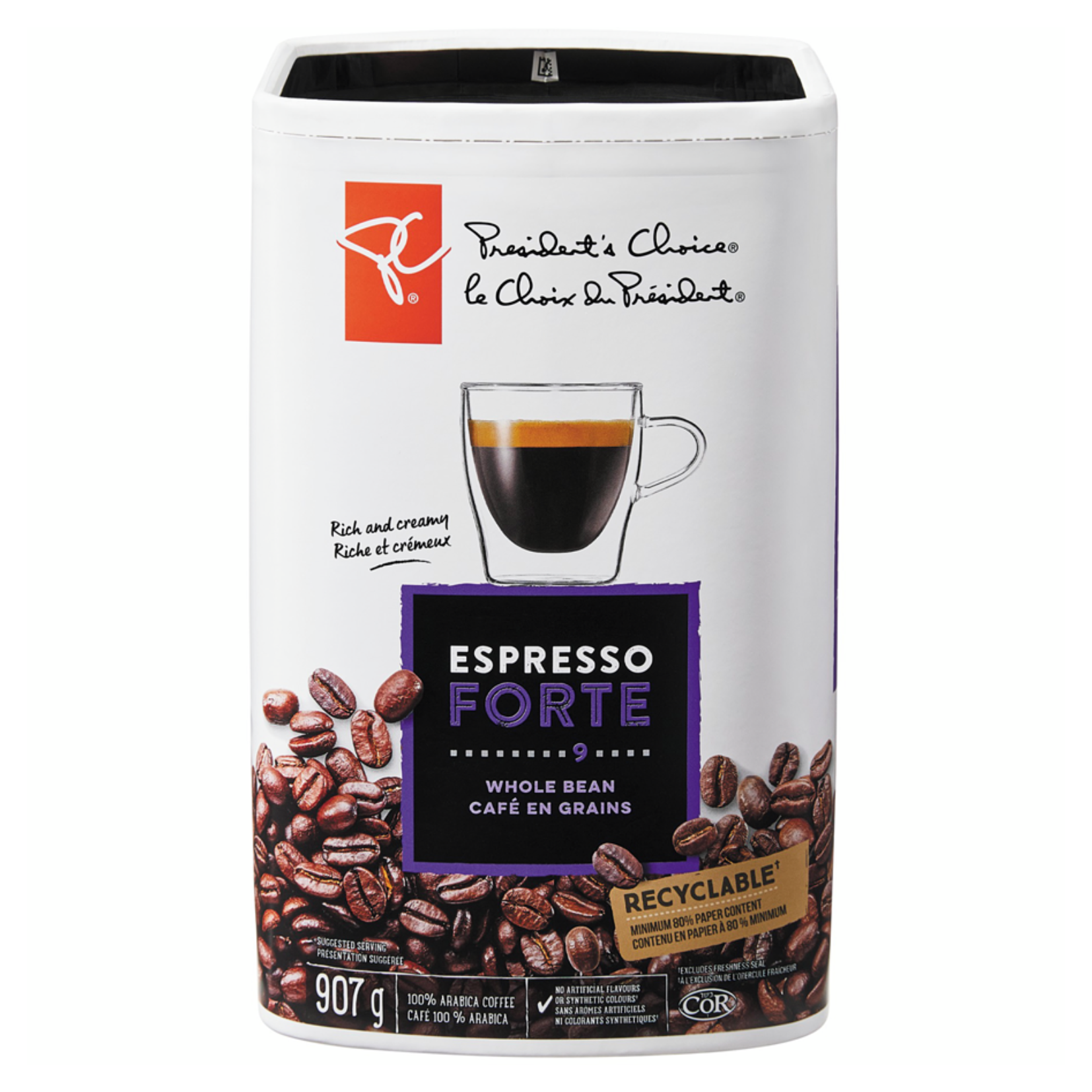 President's Choice Espresso Forte Whole Bean Coffee