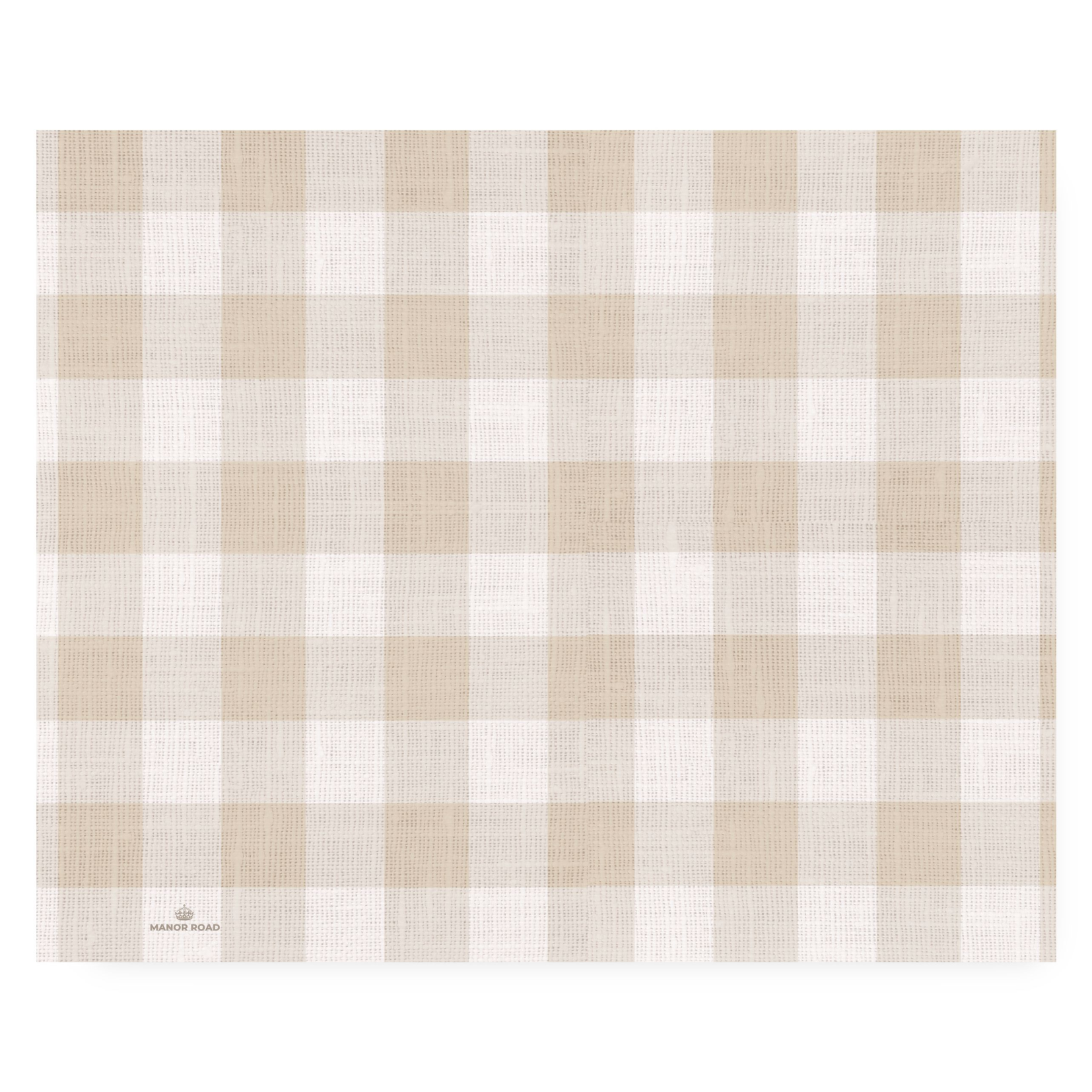 Manor Road Gingham Paper Placemats 30ct