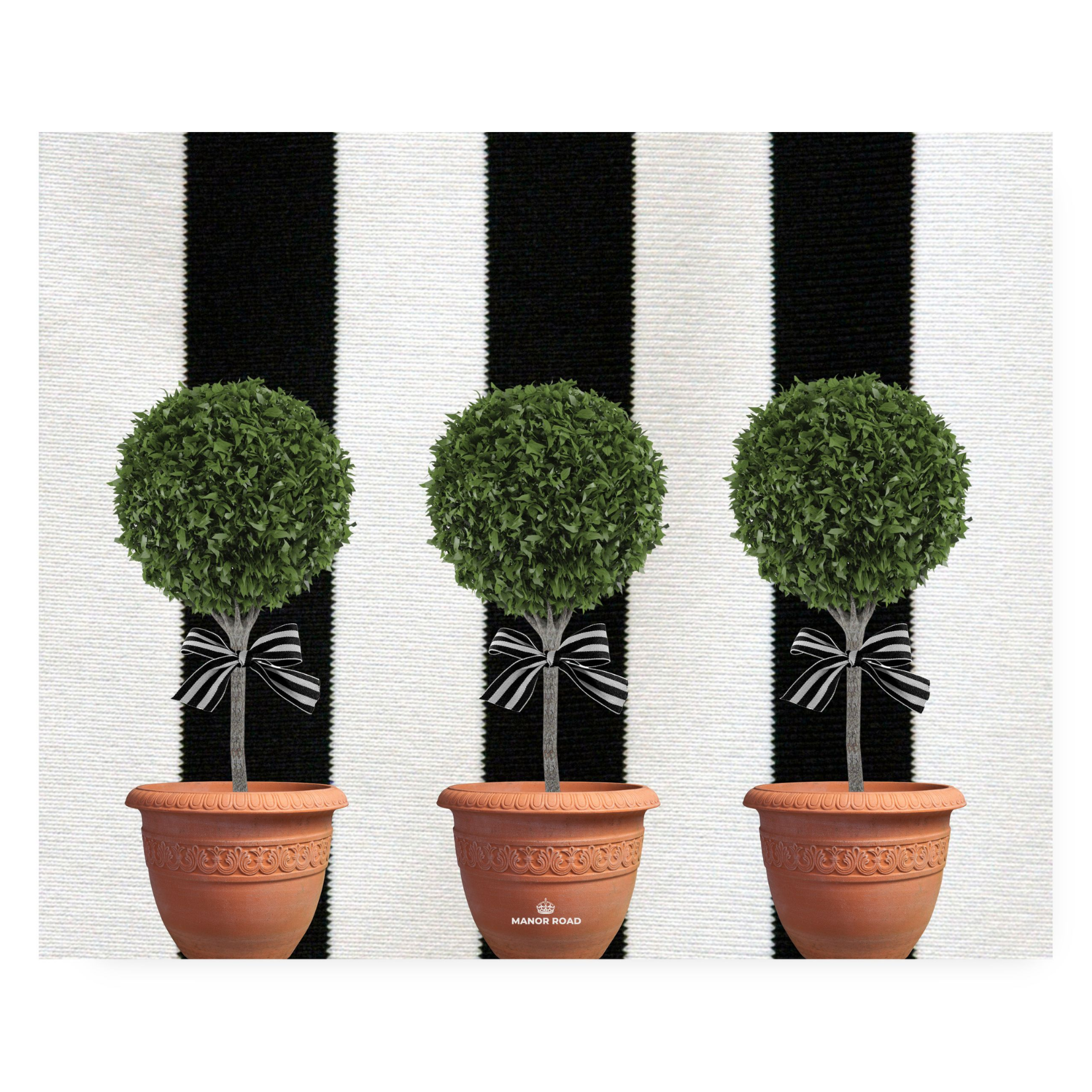 Manor Road Topiary Paper Placemats 30ct