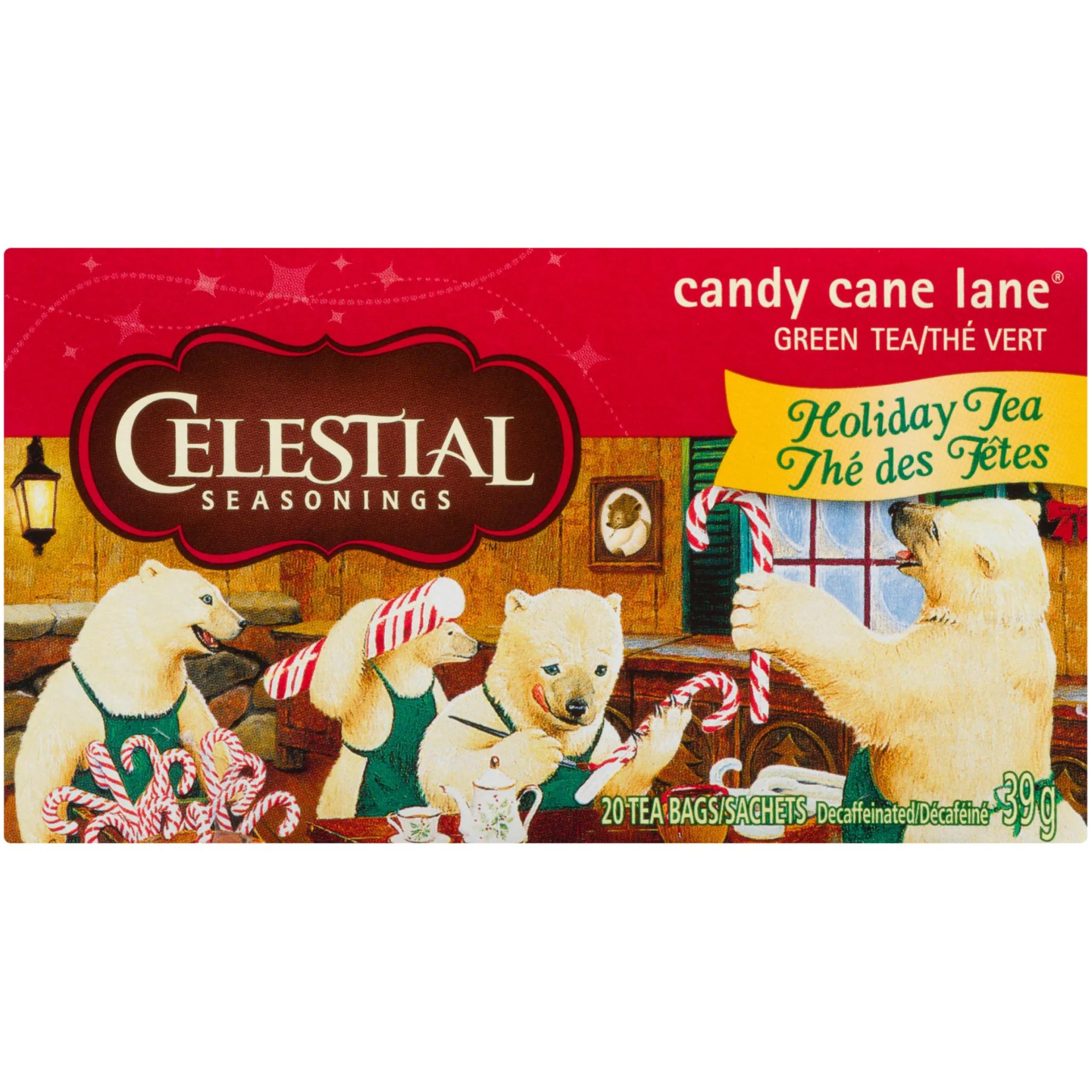 Celestial Seasonings Candy Cane Lane Tea 39g