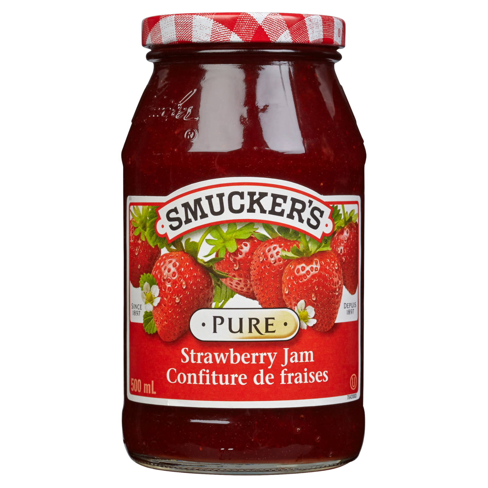 Smucker Pure Strawberry Jam 500ml