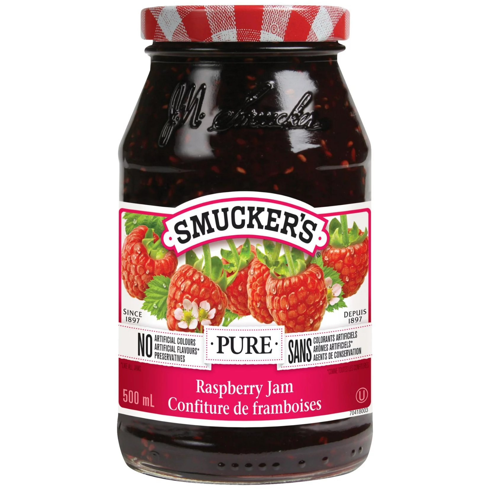 Smuckers Raspberry Jam 500ml
