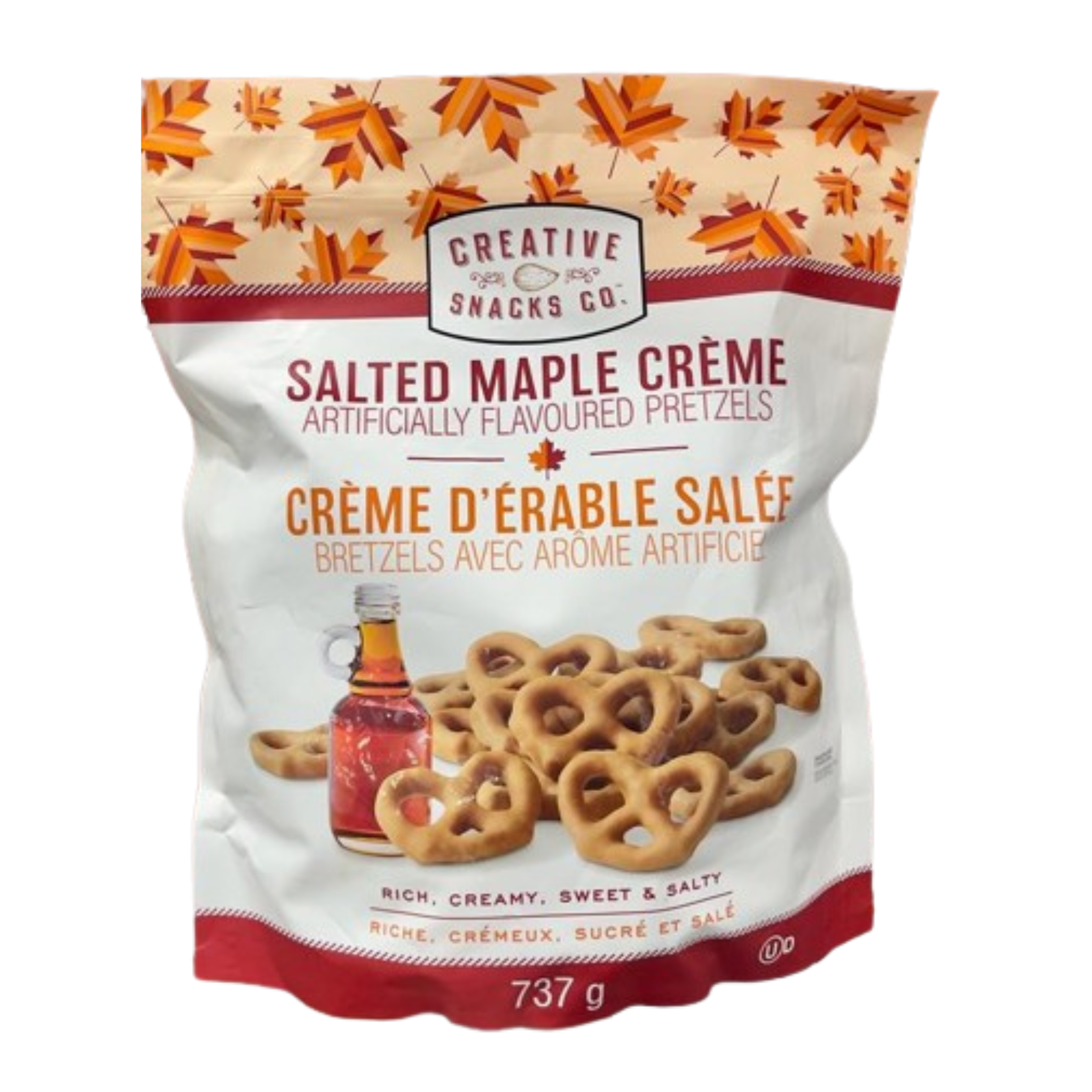 Creative Snacks Salted Maple Creme Flavoured Pretzels 737g