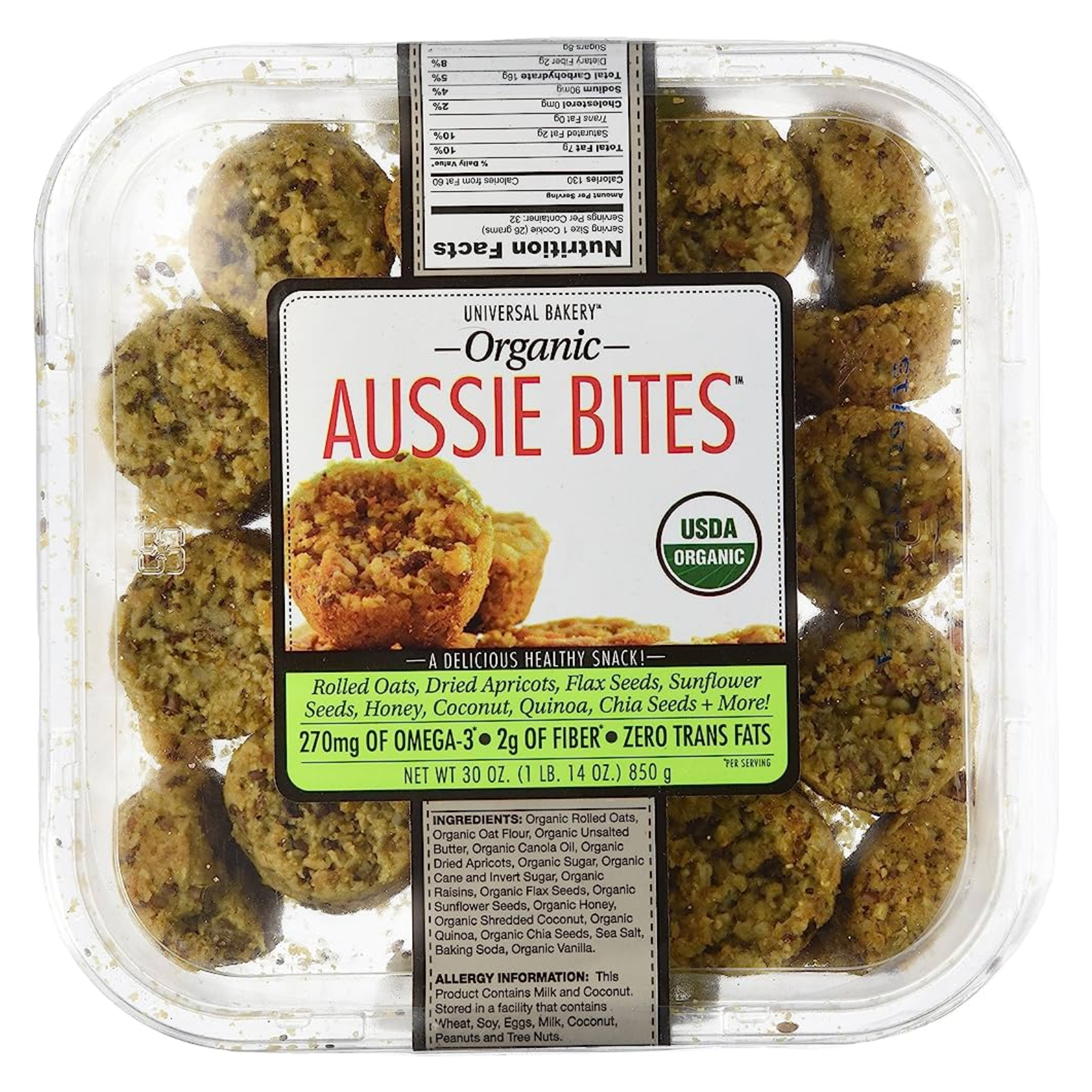 Best Express Organic Aussie Bites 850g