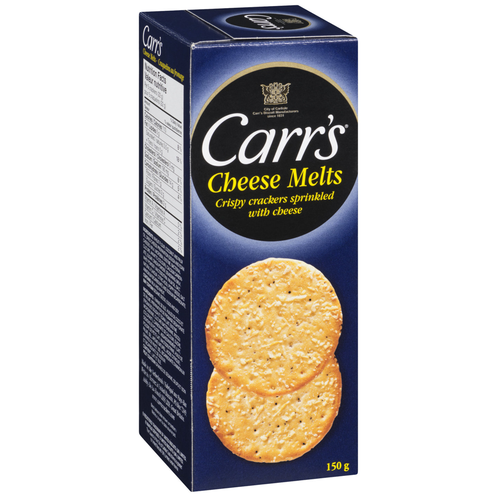 Carr's Cheese Melts 150g