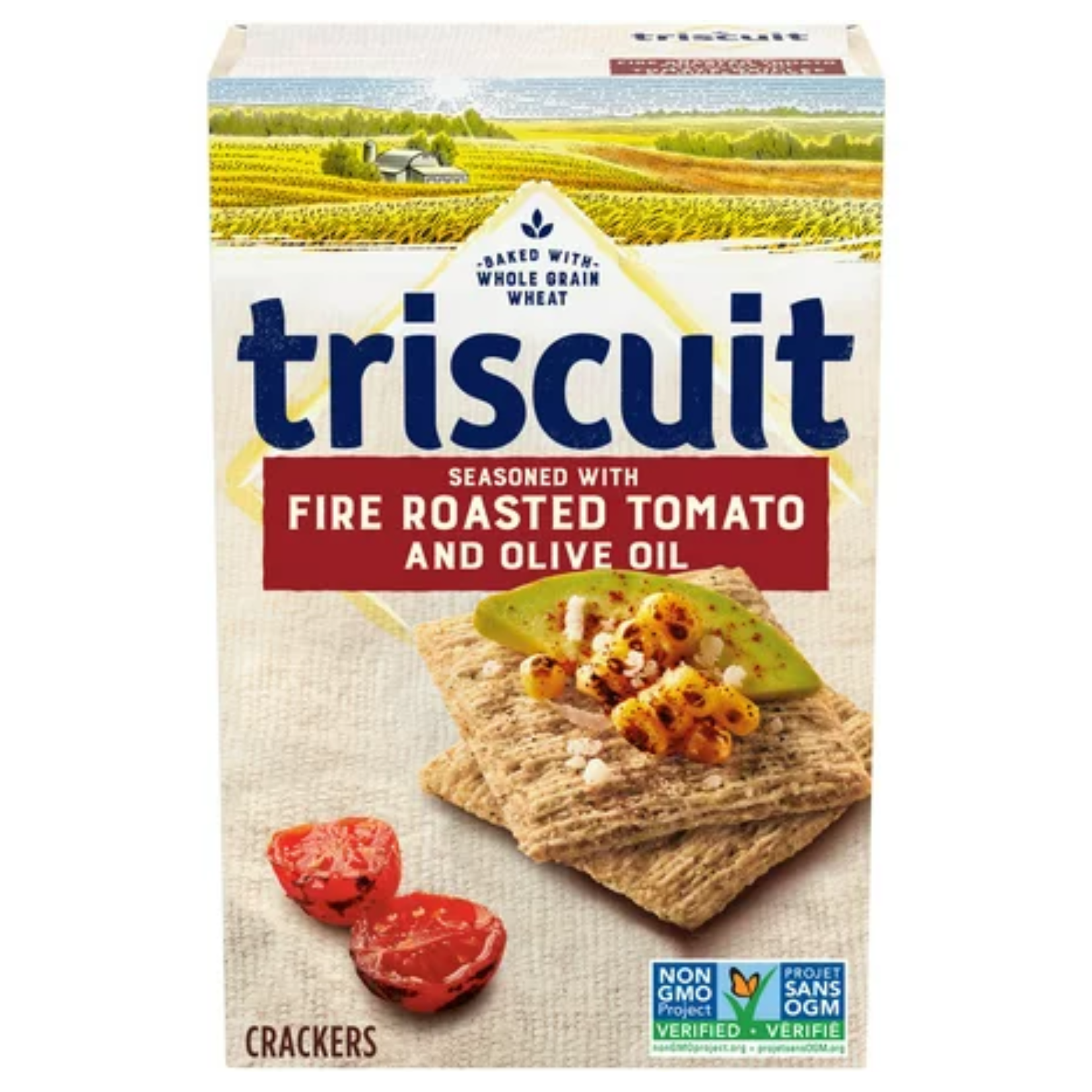 Christie Triscuit Fire Roasted Tomato & Olive Oil Crackers 200g