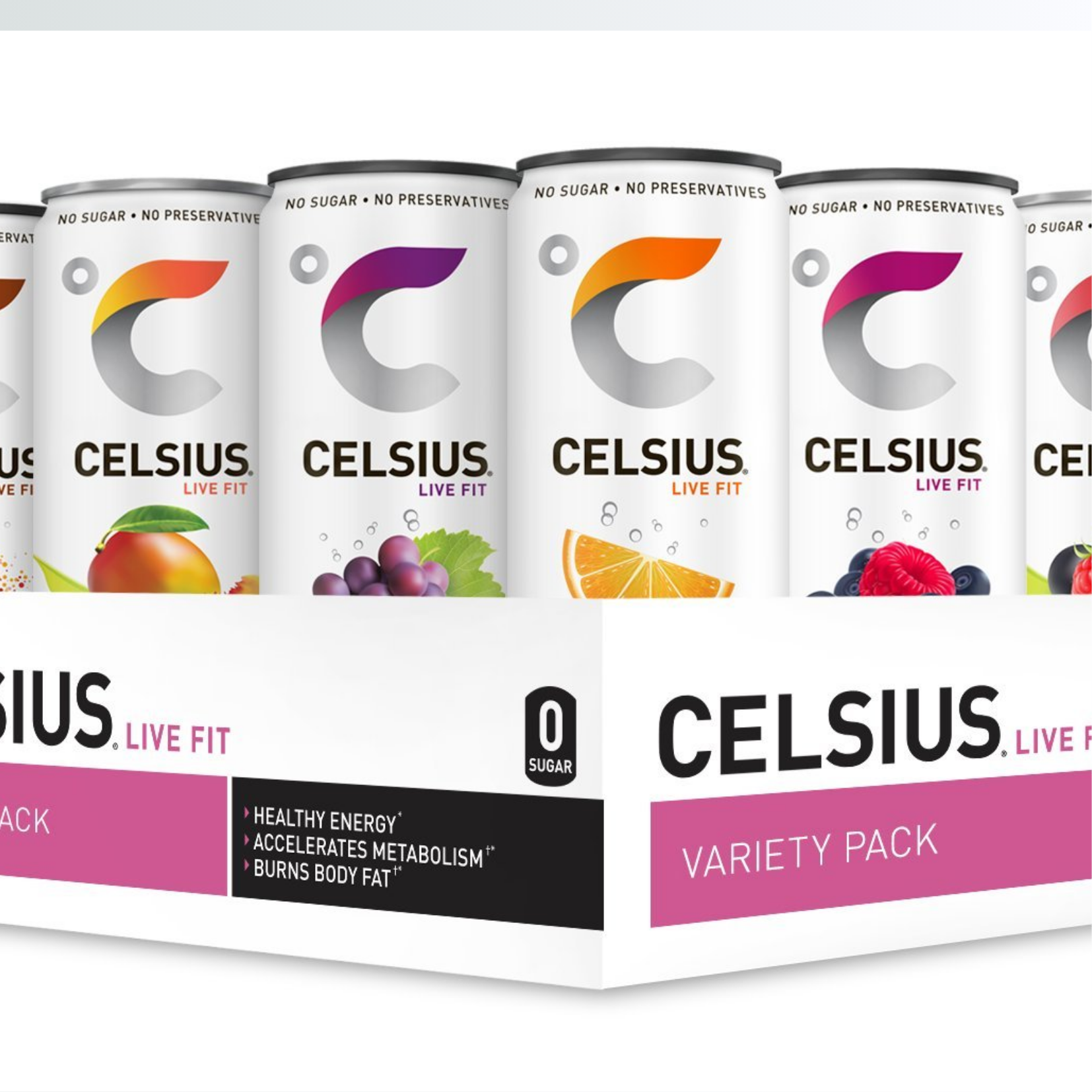 Celsius Variety Pack 355ml x 18