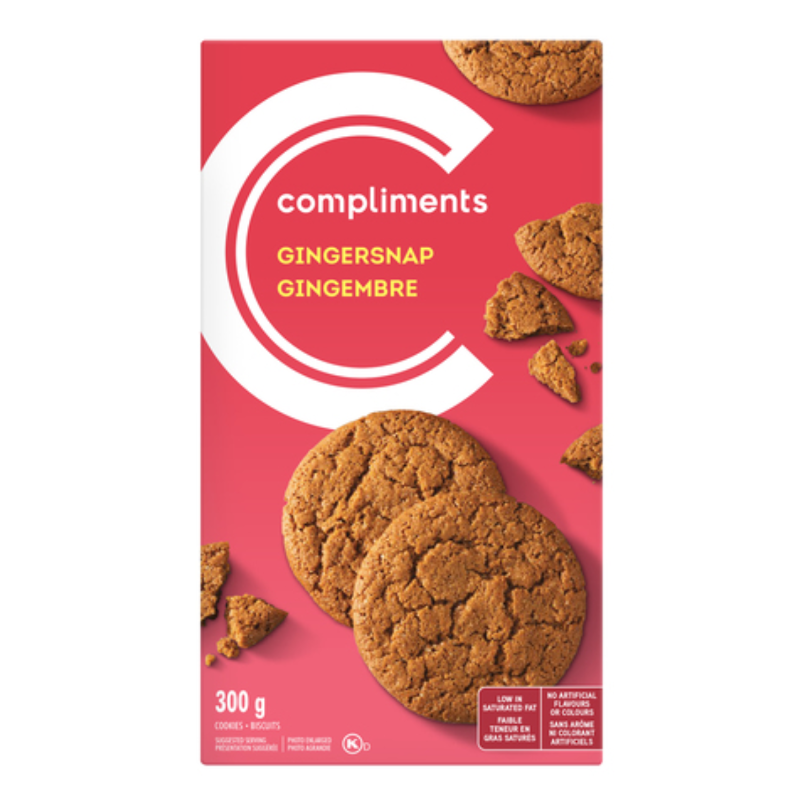 Compliments Gingersnap Cookies 300g
