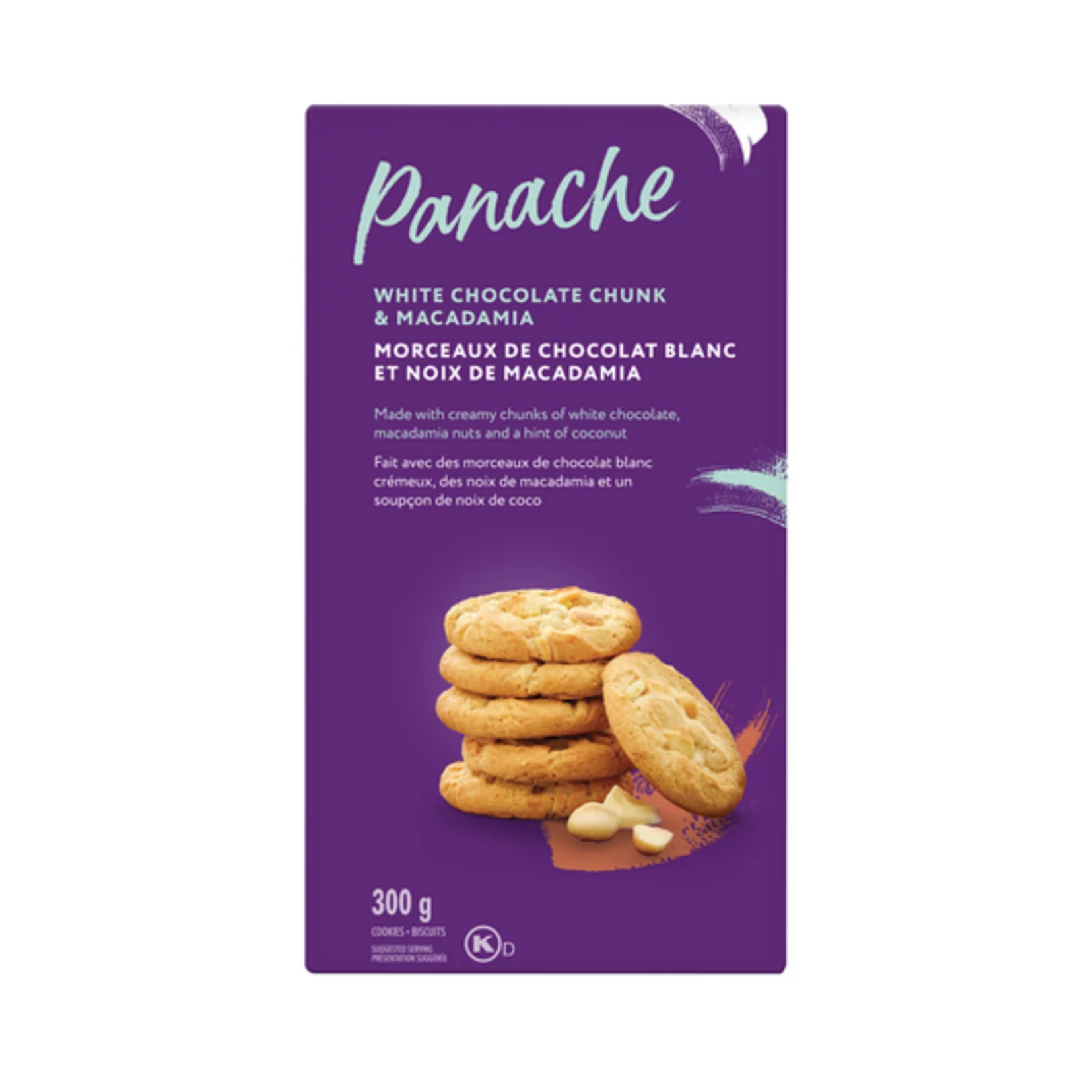 Panache White Chocolate Chunk & Macadamia Cookie 300g