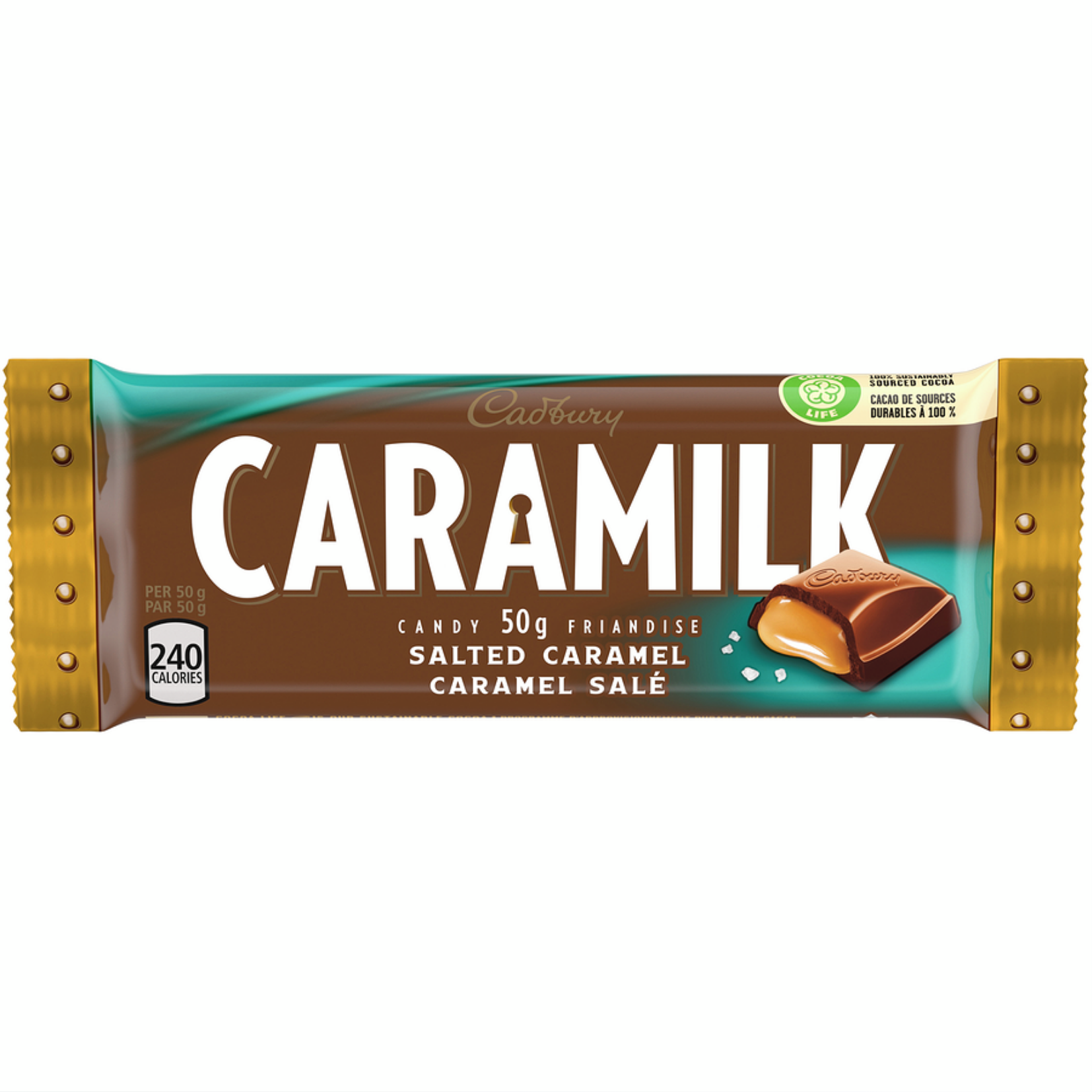 Cadbury Salted Caramel Caramilk 50g