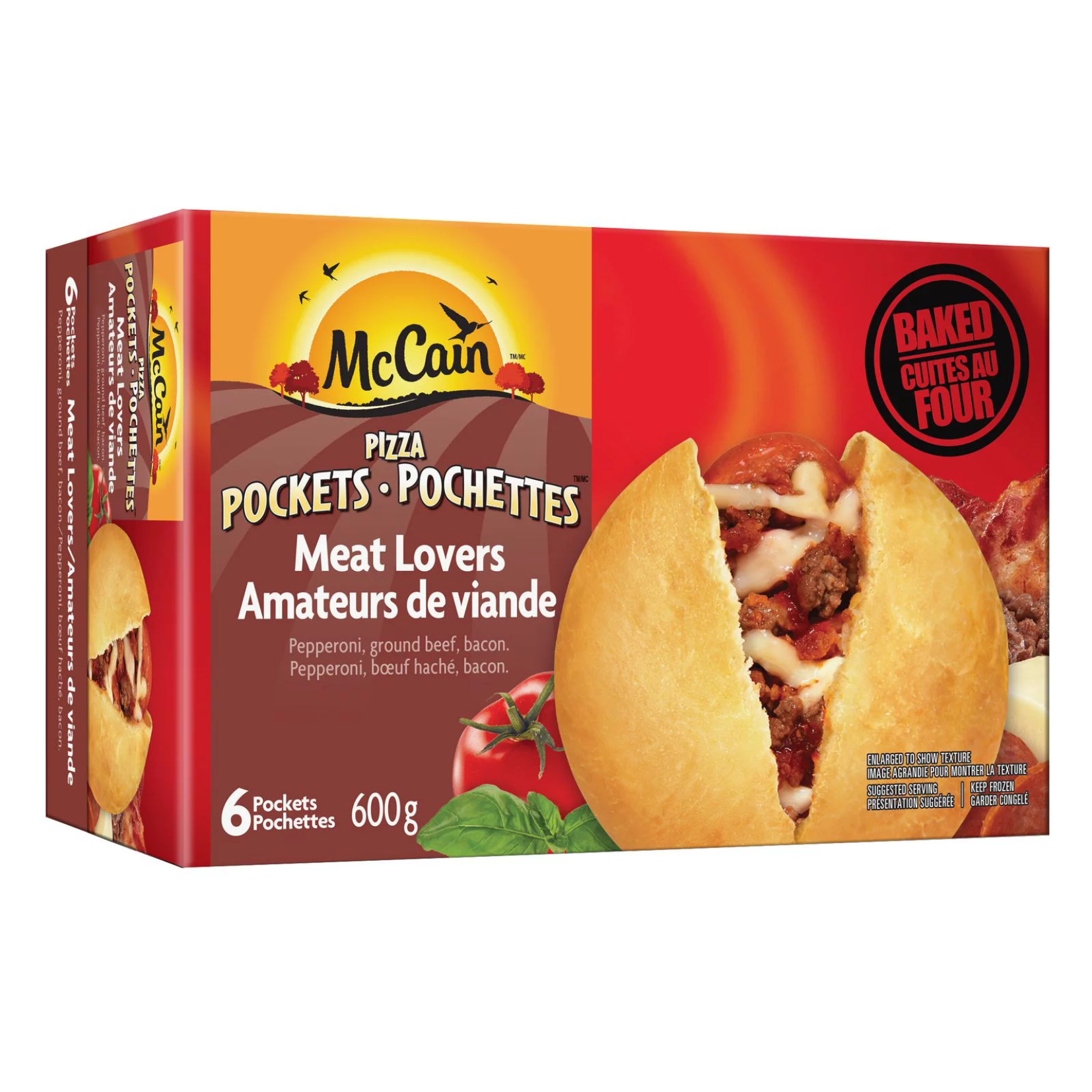 McCain Meat Lovers Pizza Pockets 6ct