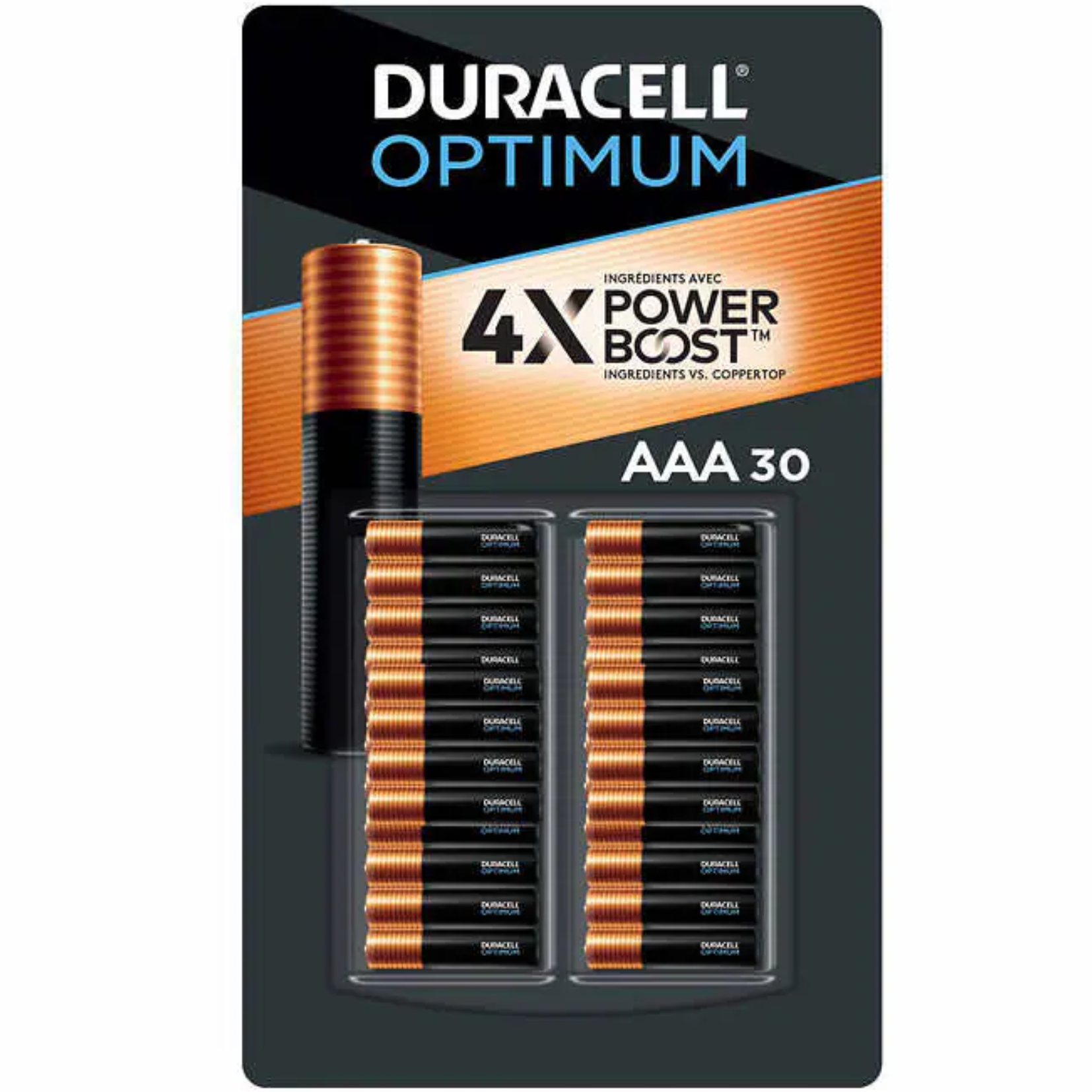 Duracell Optimum AAA Batteries 30ct
