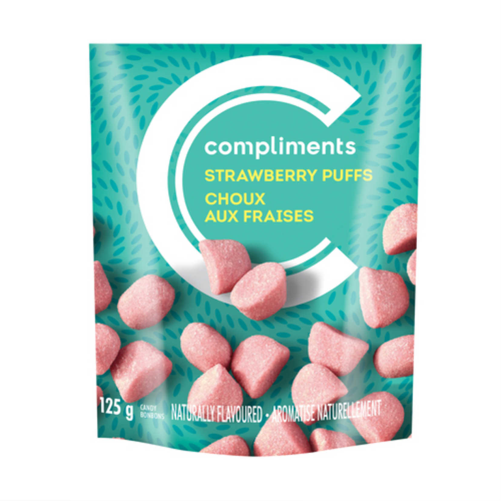 Compliments Strawberry Puffs 125g