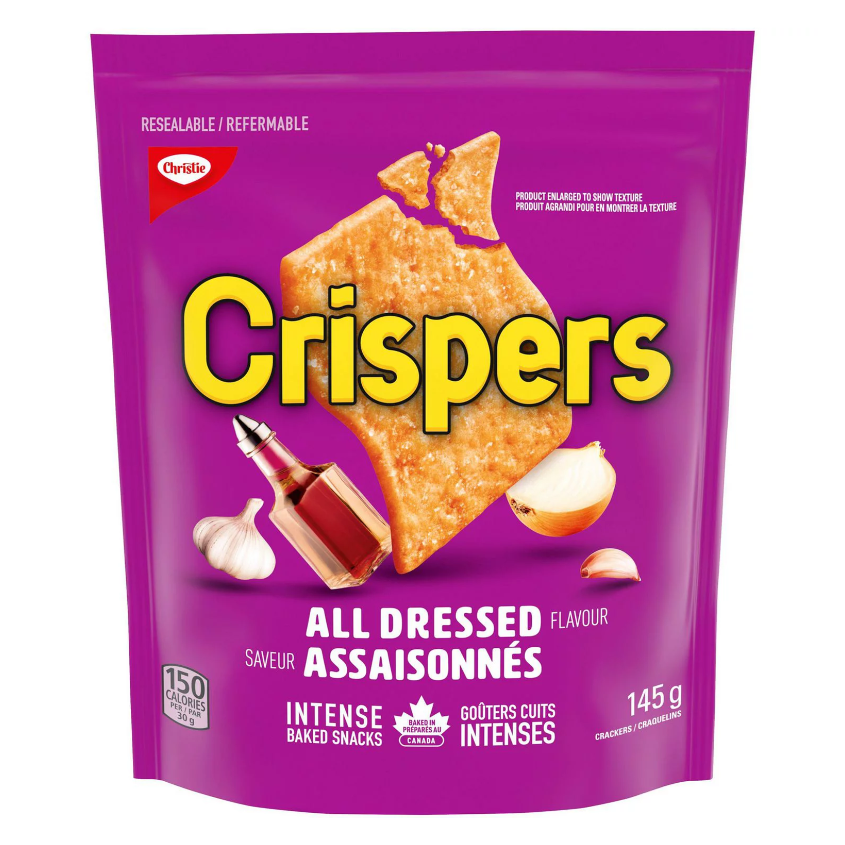 Christie Crispers All Dressed Snacks 145g