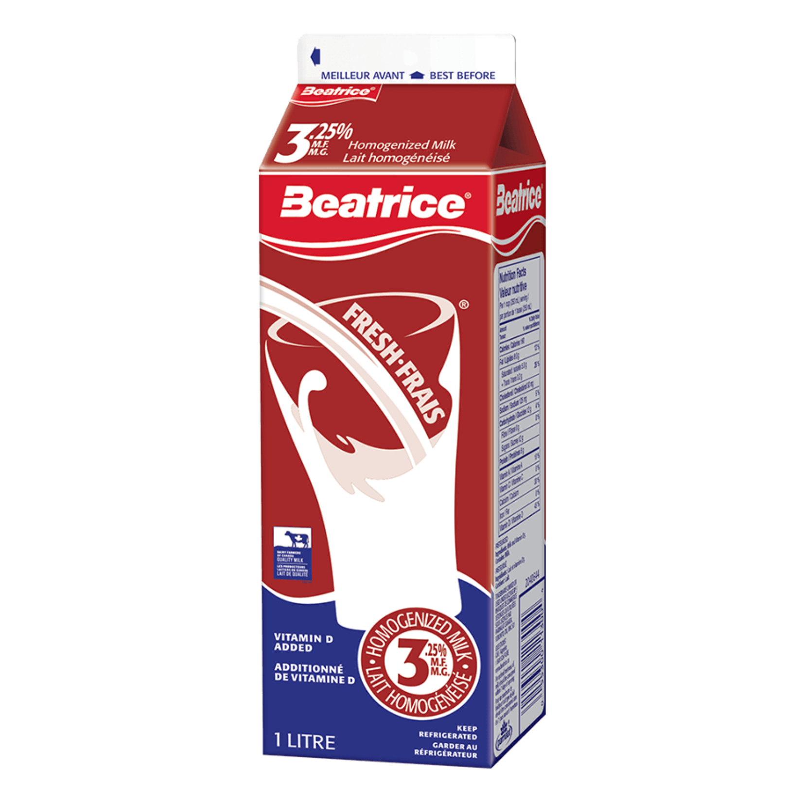 Beatrice 3.25% Milk 1L