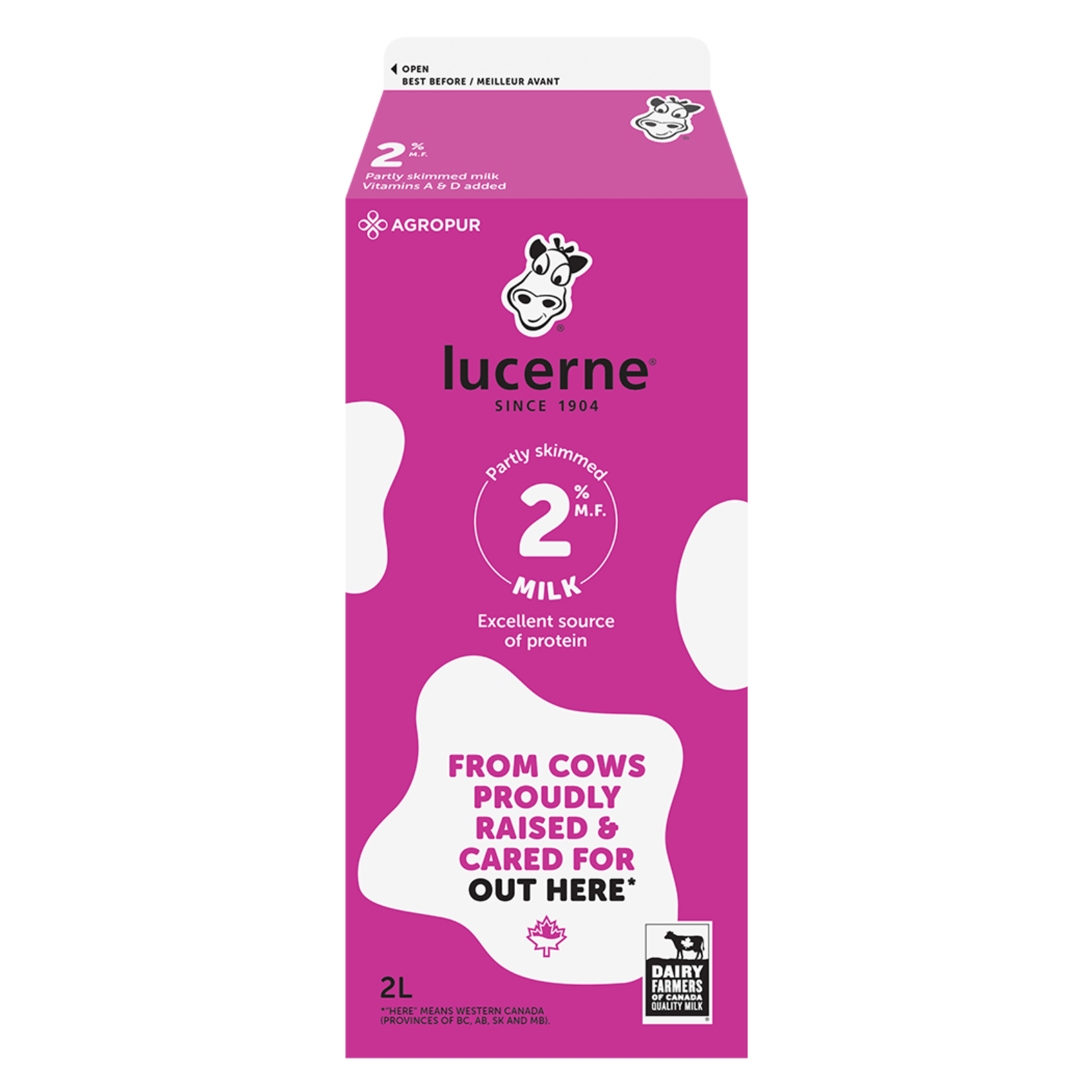 Lucerne Carton 2% Milk 2L