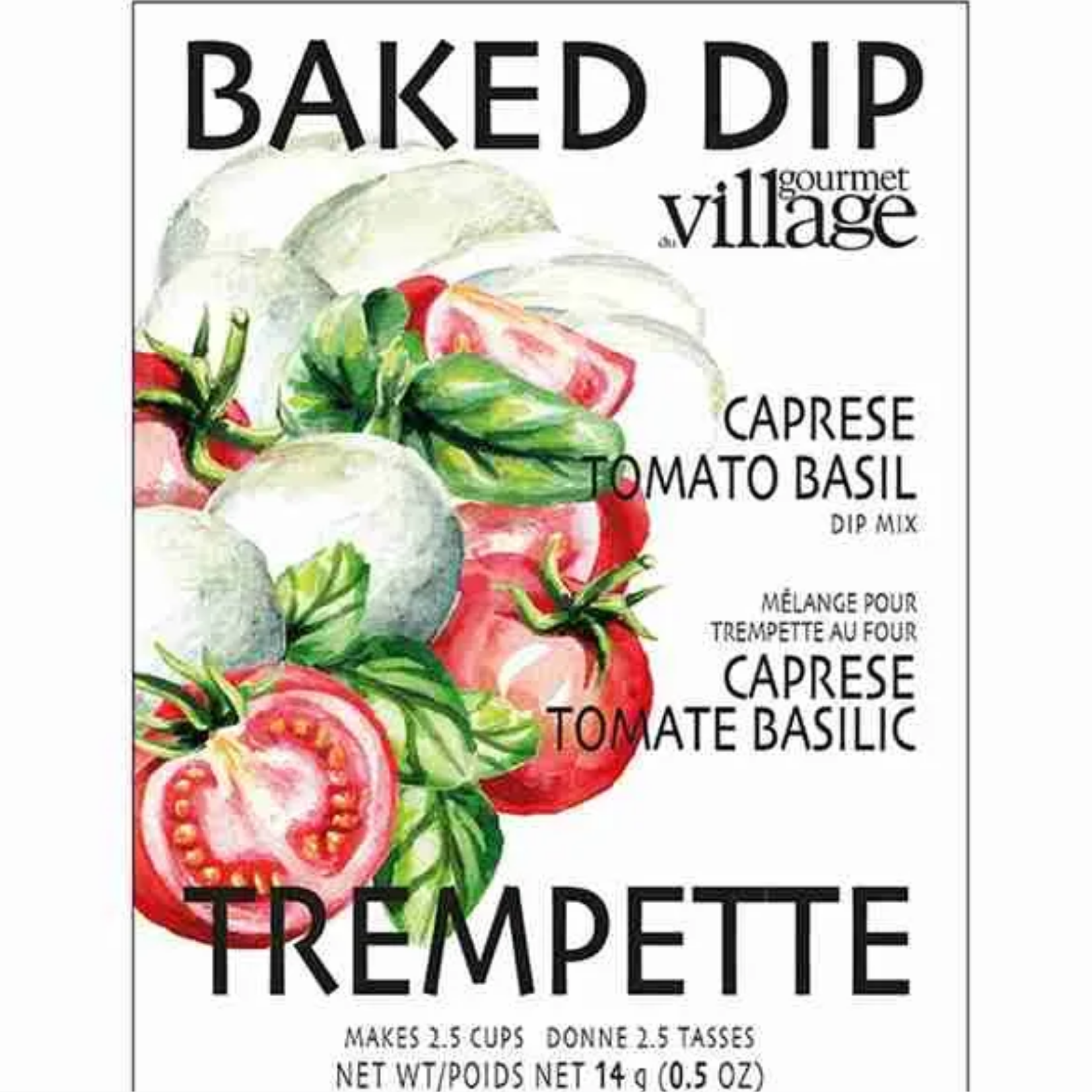 Gourmet du Village Caprese Tomato Basil Baked Dip Mix 14g