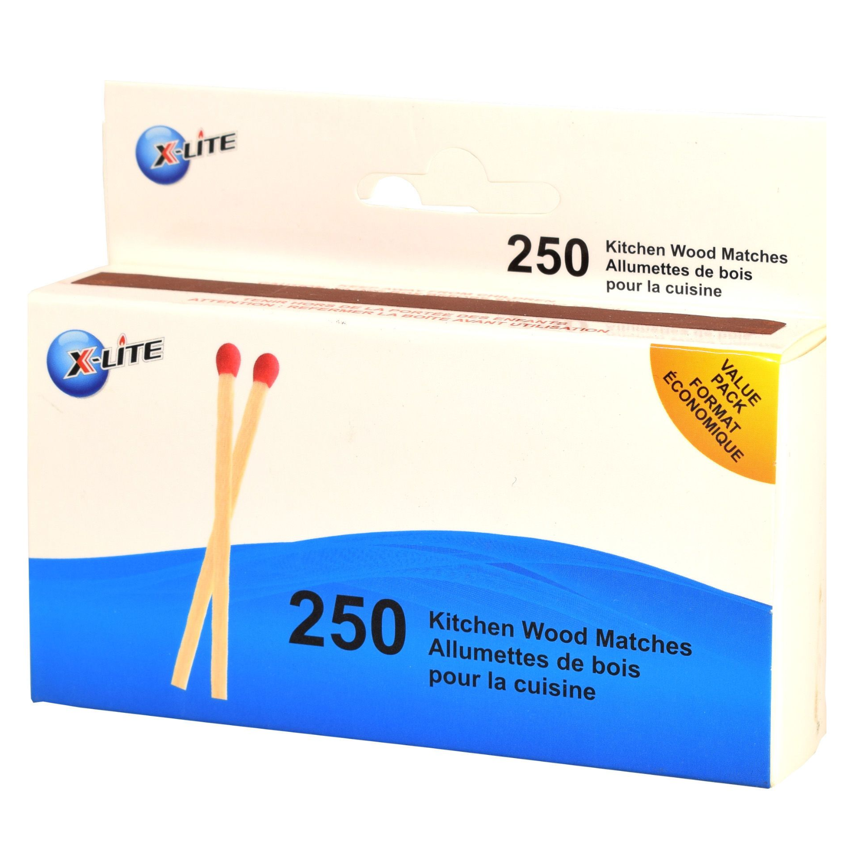 X-Lite Kitchen Wood Matches 250ct