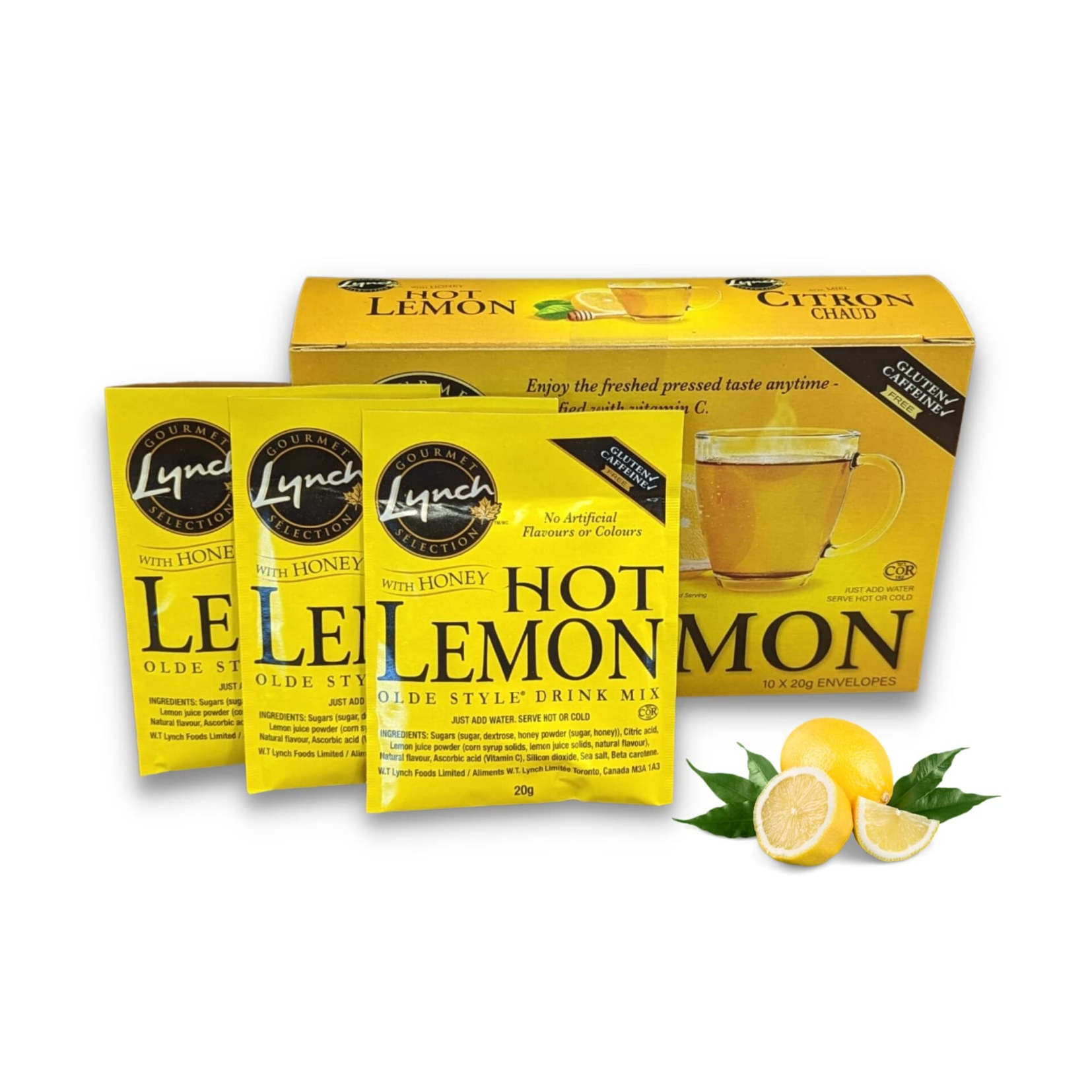 Lynch Hot Lemon With Honey 20g x 10