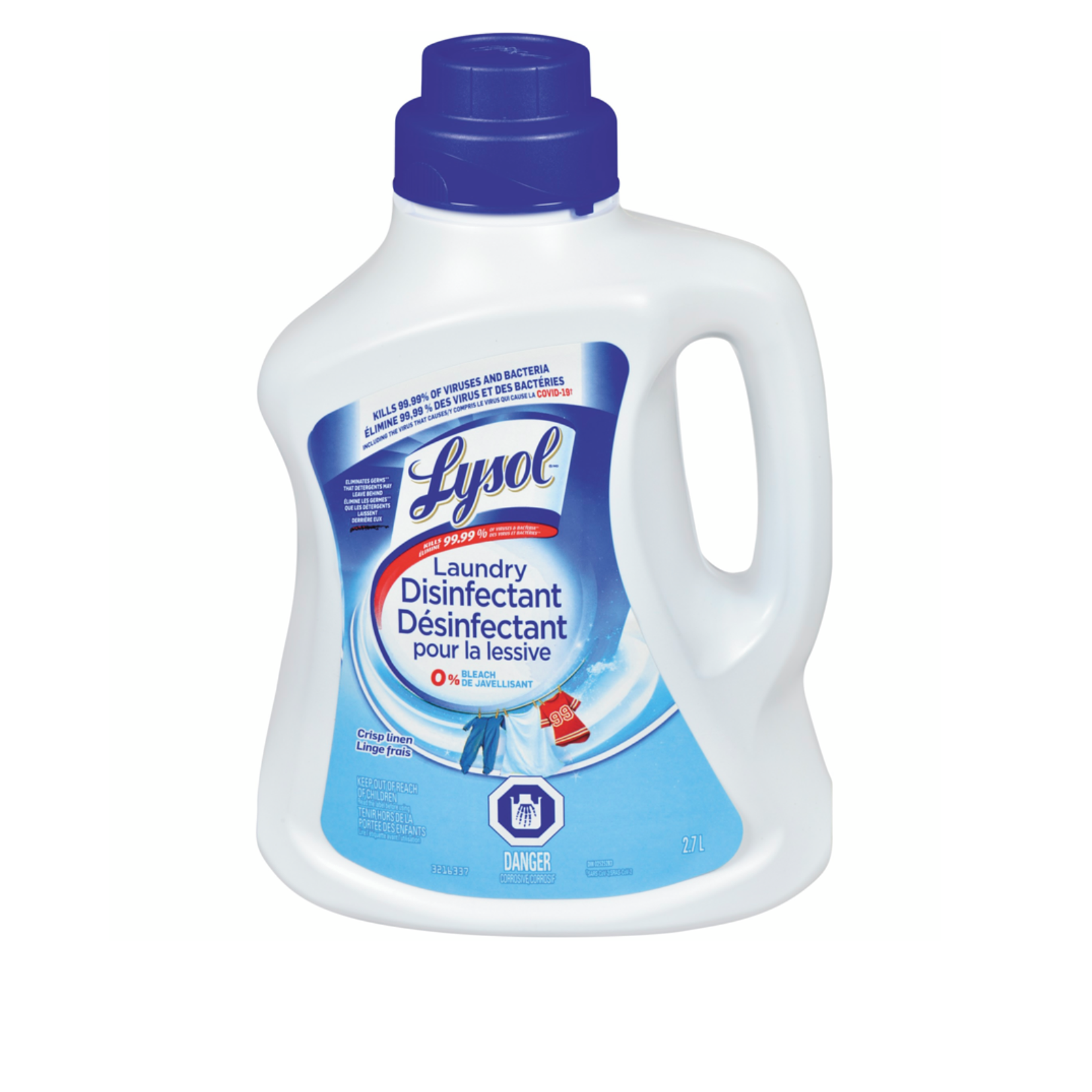 Lysol Crisp Linen Laundry Disinfectant 2.7L