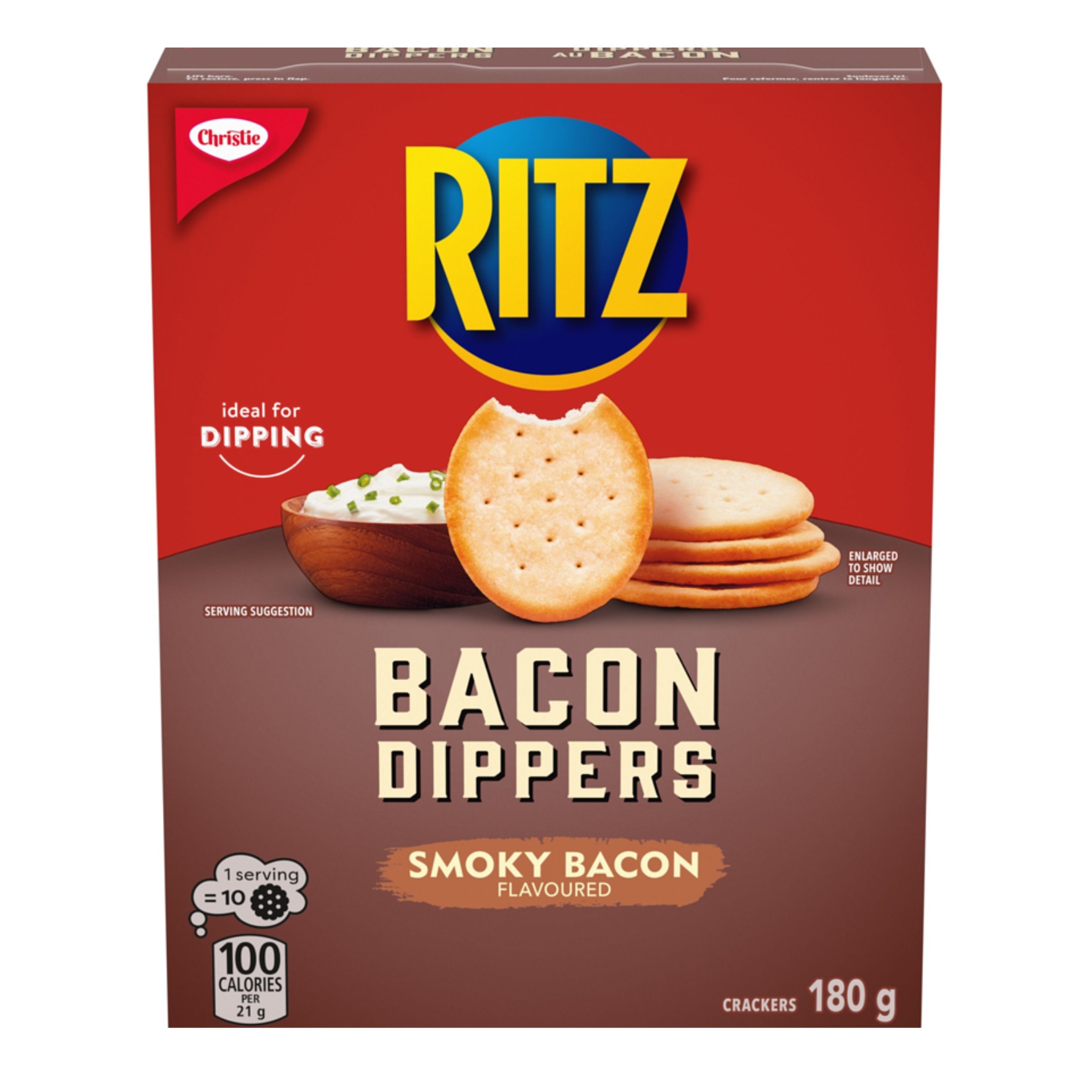 Christie Ritz Bacon Dippers Crackers 180g
