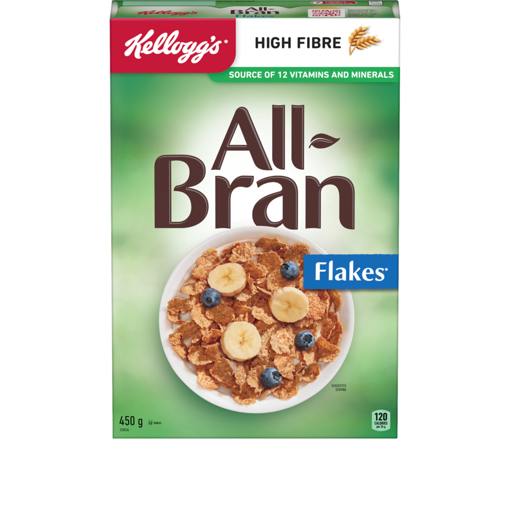 Kellogg's All Bran Flakes Cereal 450g