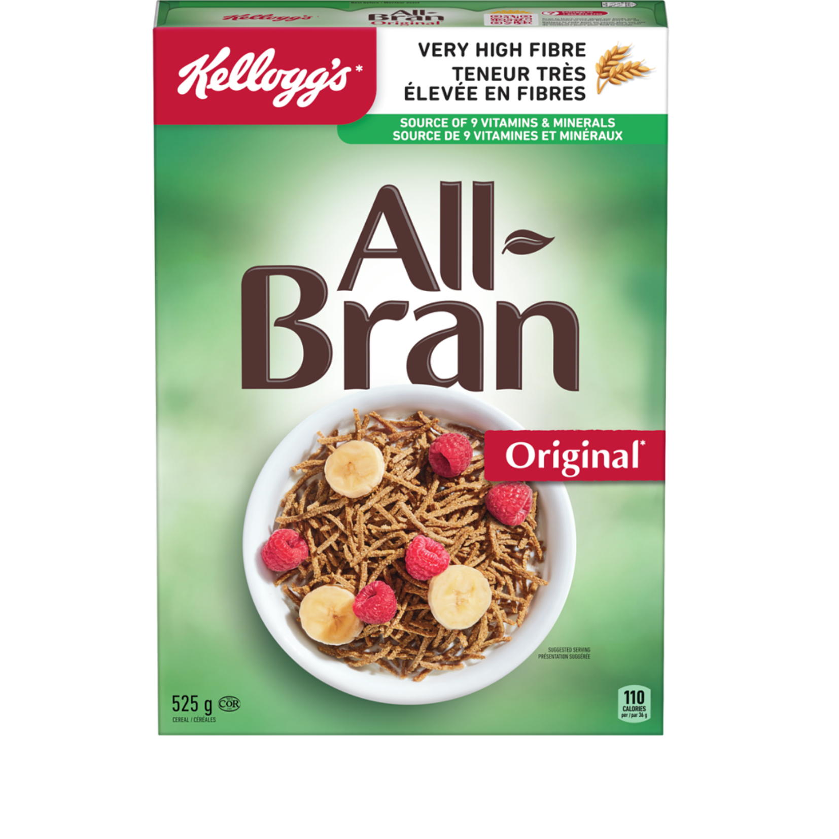 Kellogg's All Bran Original Cereal 525g