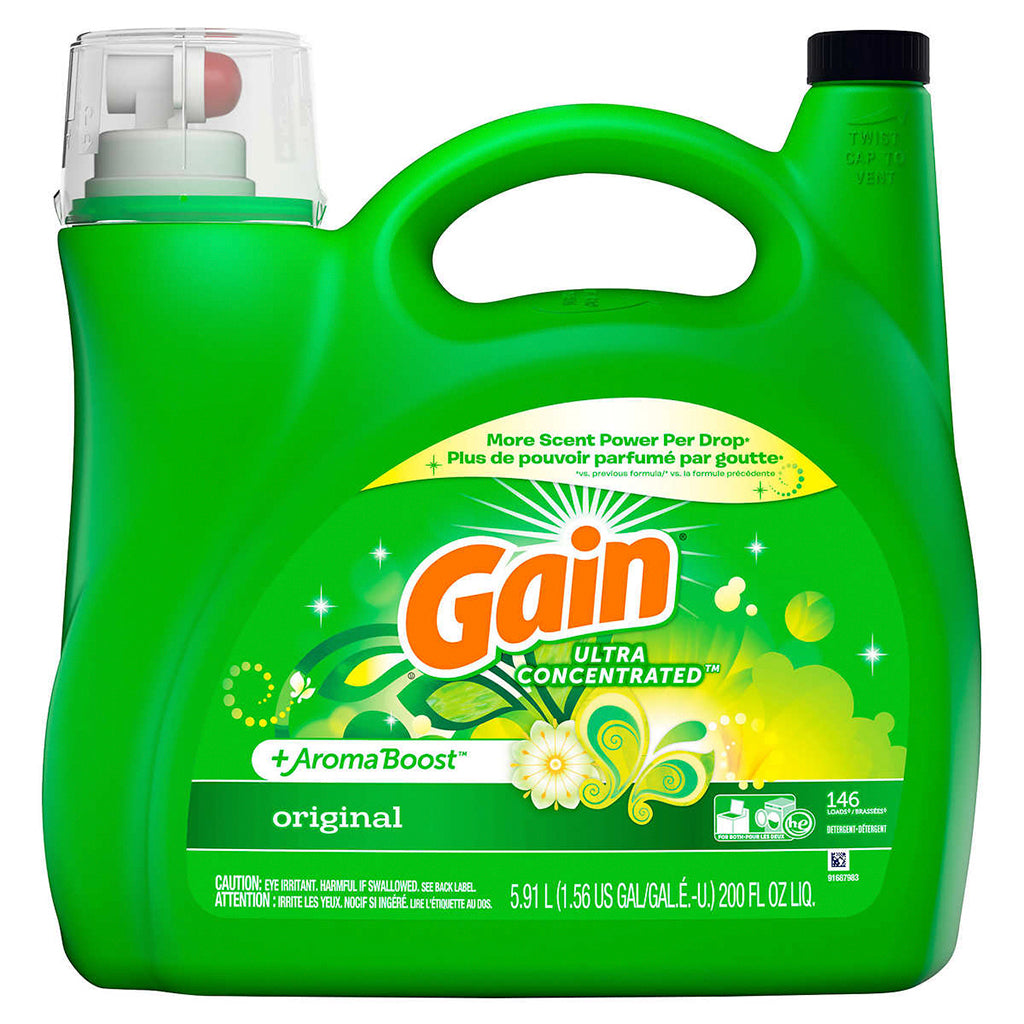 Gain Original Liquid HE Laundry Detergent 5.91L