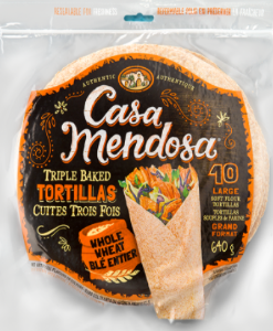 Casa Mendosa Large Whole Wheat Tortillas 10ct
