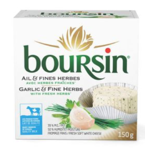 Boursin Garlic & Fine Herbs Cheese 150g