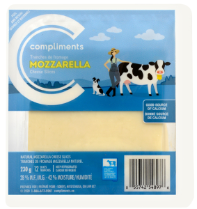 Compliments Mozzarella Cheese Slices 230g