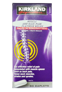 Kirkland Platinum Relief Muscle And Back Pain Caplets 80ct