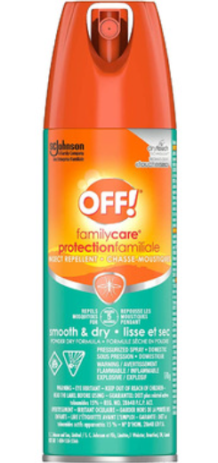 OFF Family Care Smooth & Dry Insect Repellant 170g