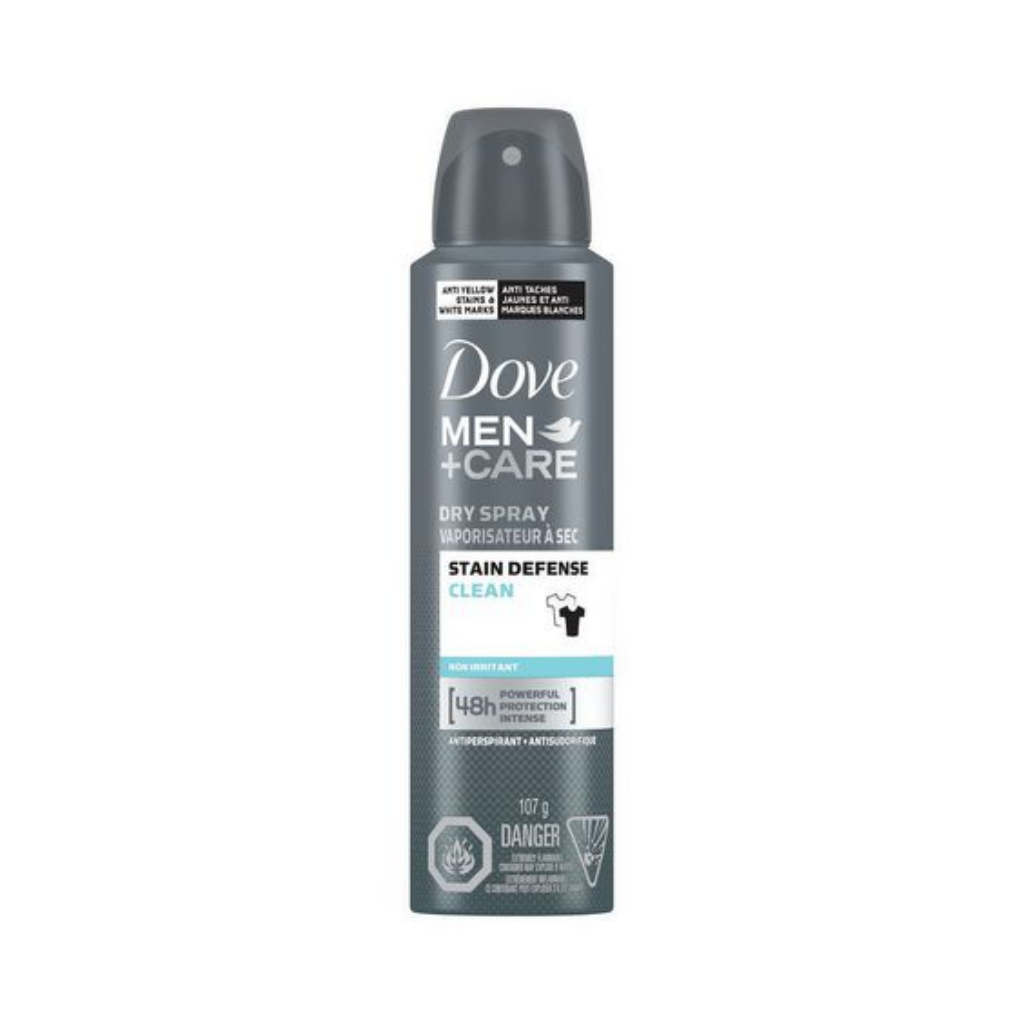 Dove Men Care Stain Defense Dry Spray Fresh Antiperspirant 107g